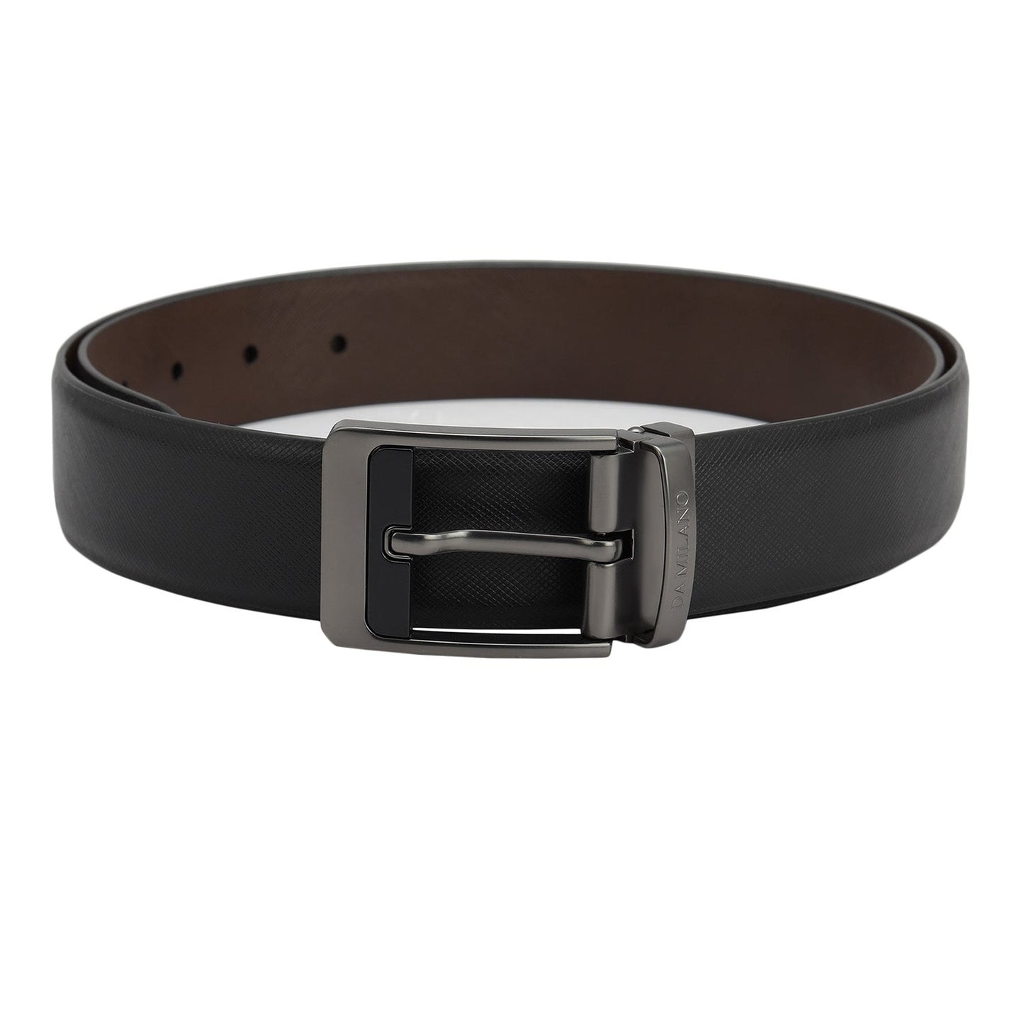 Formal Saffiano Leather Mens Belt
