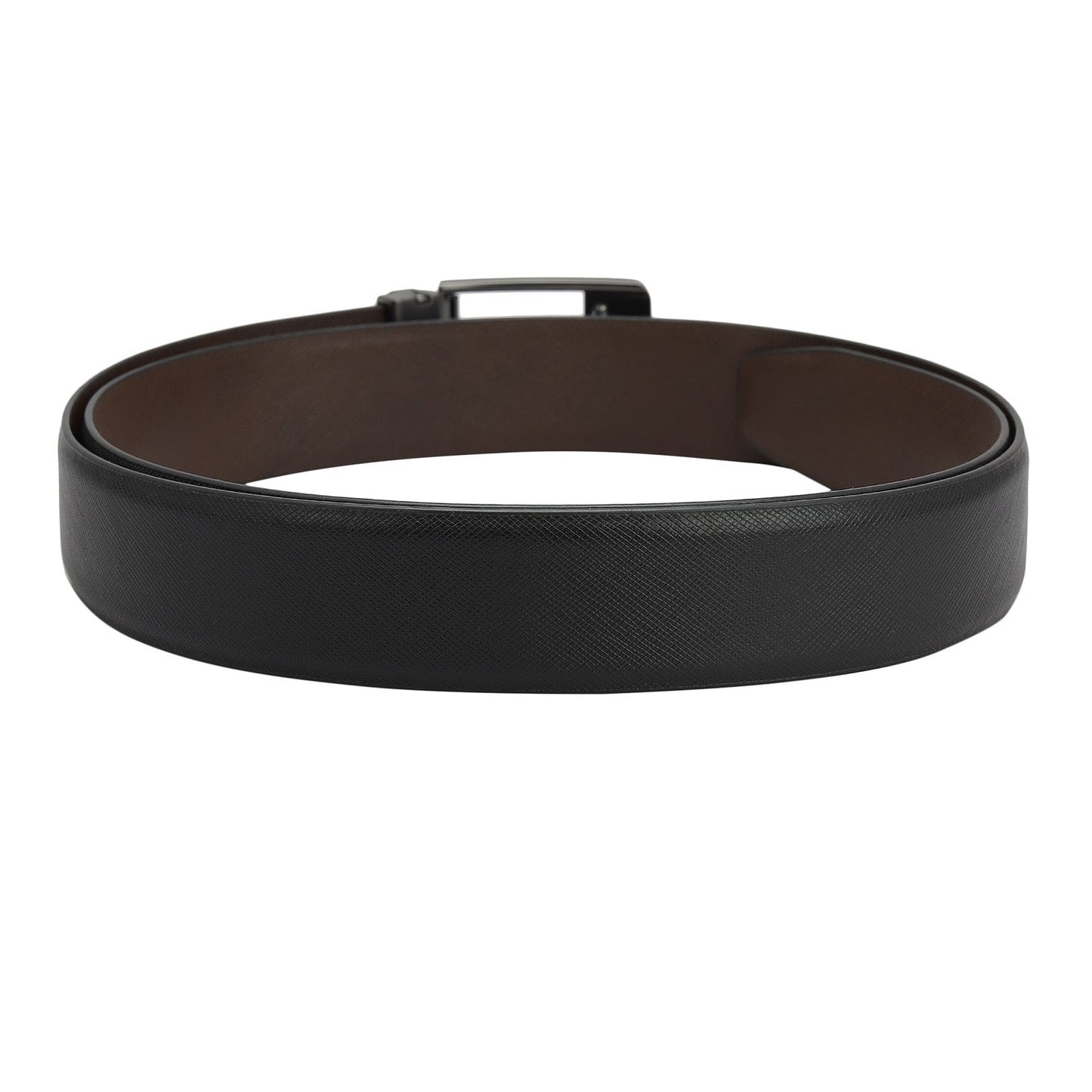 Formal Saffiano Leather Mens Belt