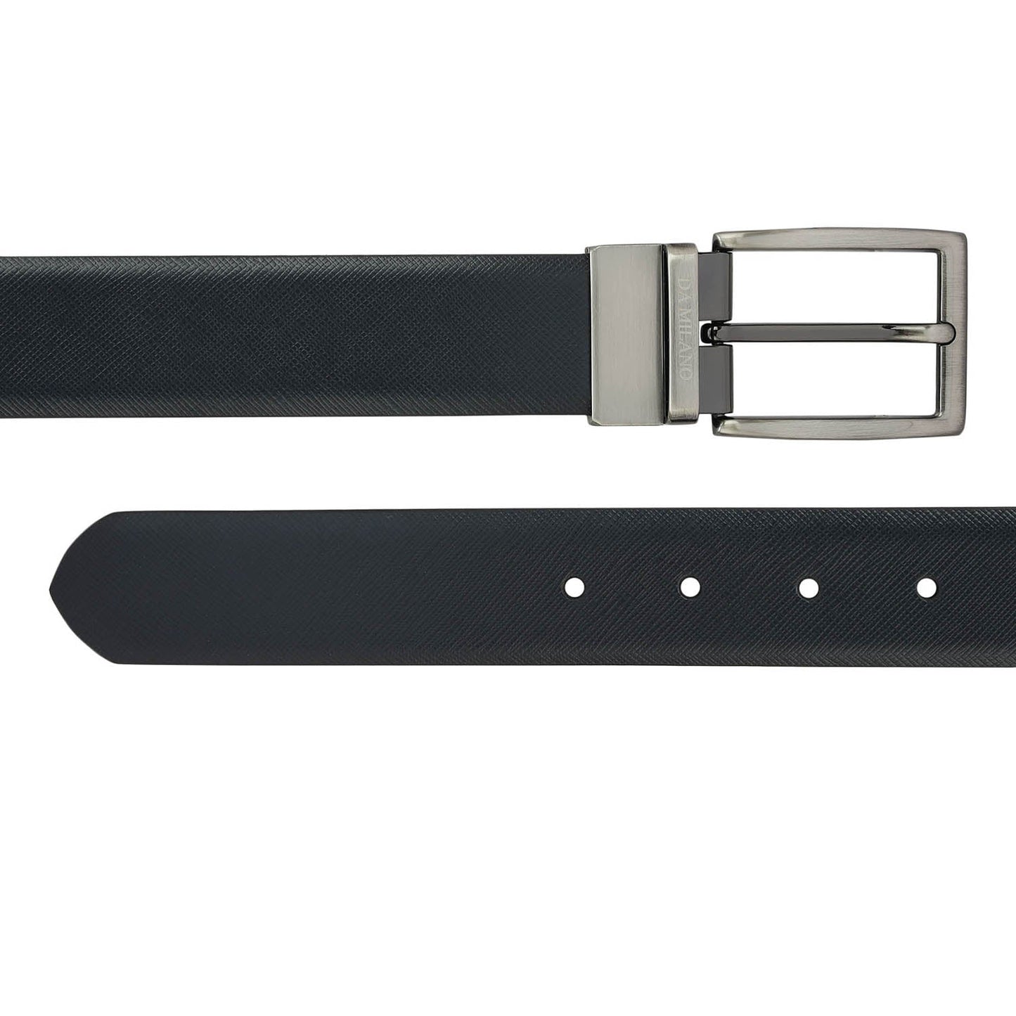 Formal Saffiano Leather Mens Belt