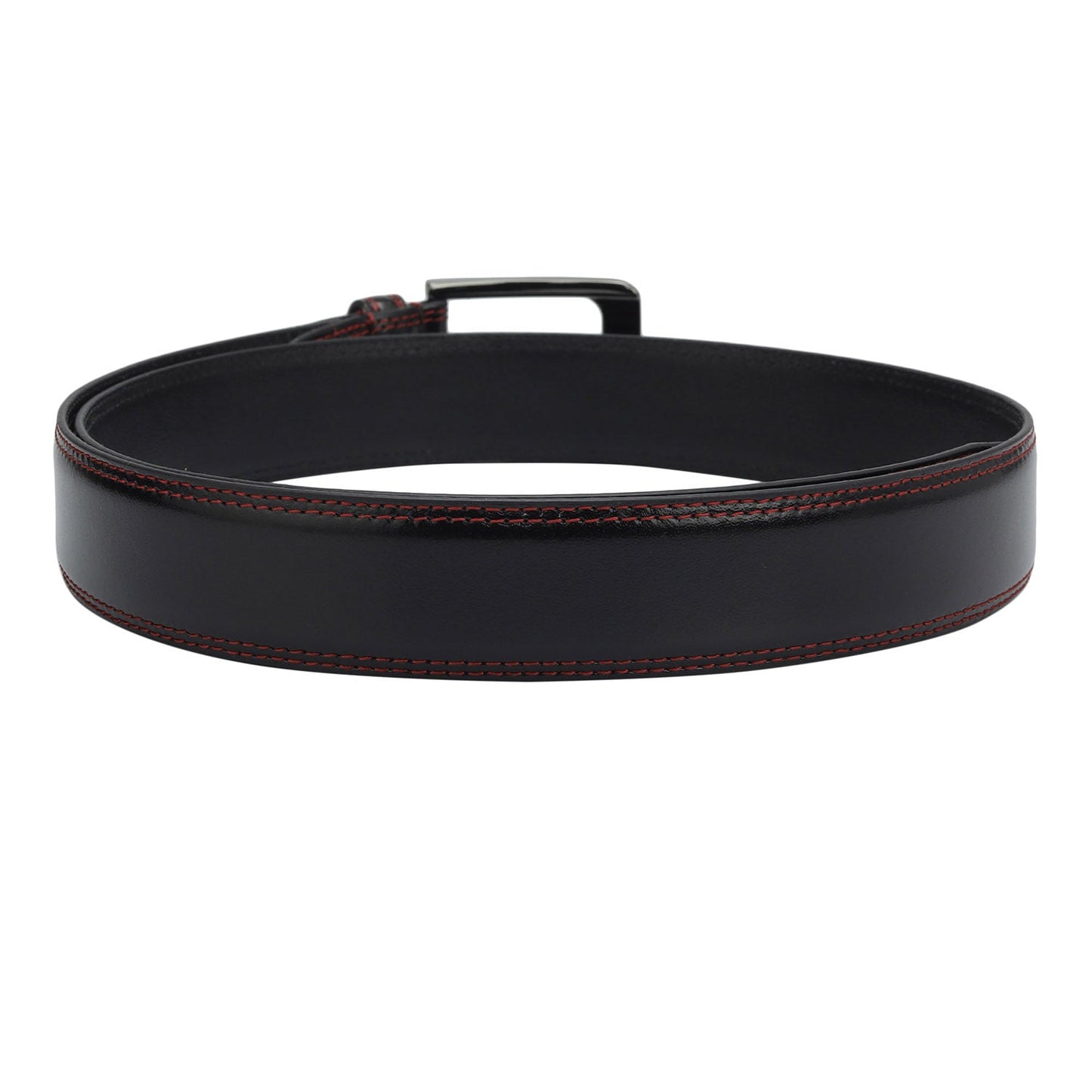 Casual Plain Leather Mens Belt