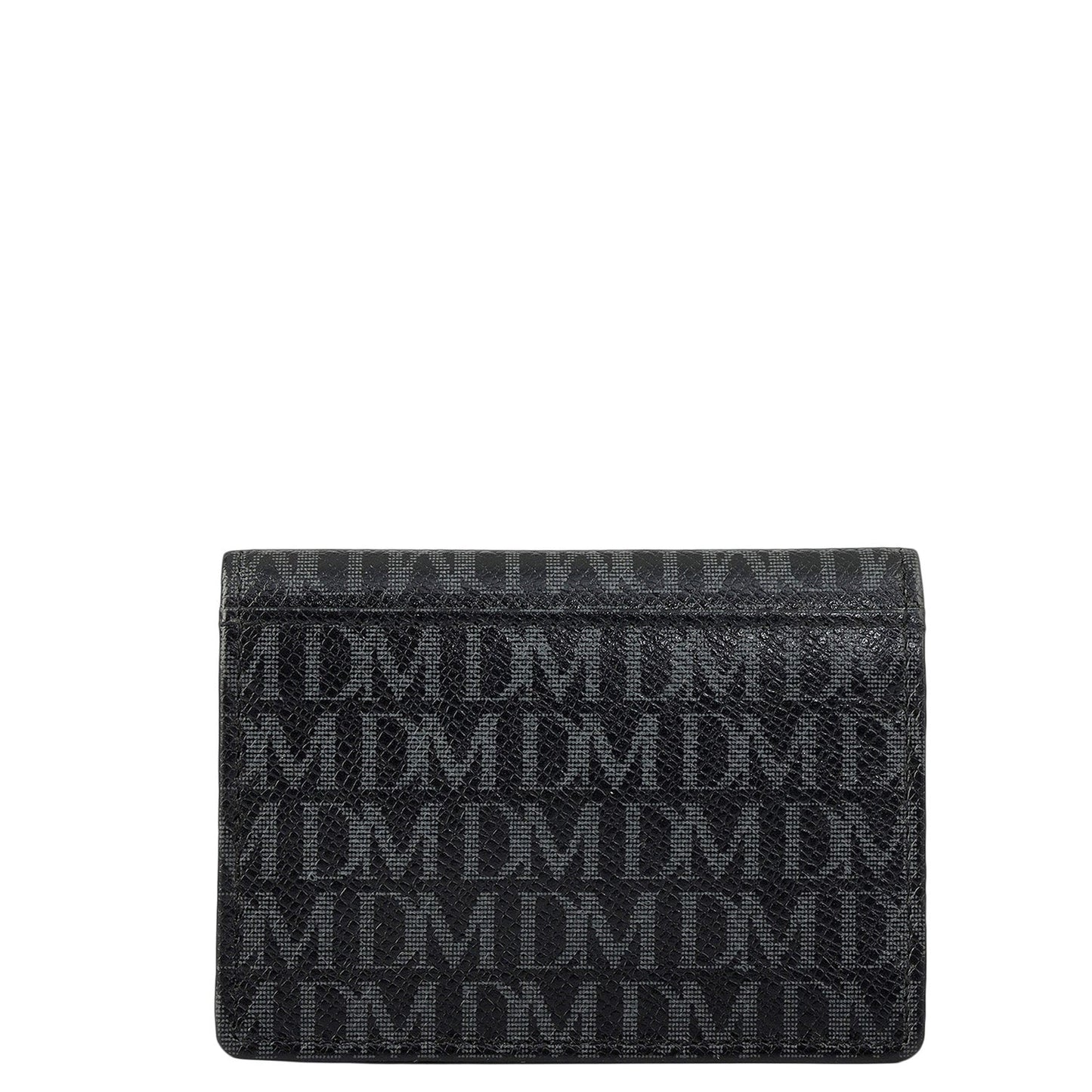 6 Slots Leather Card Case - Black