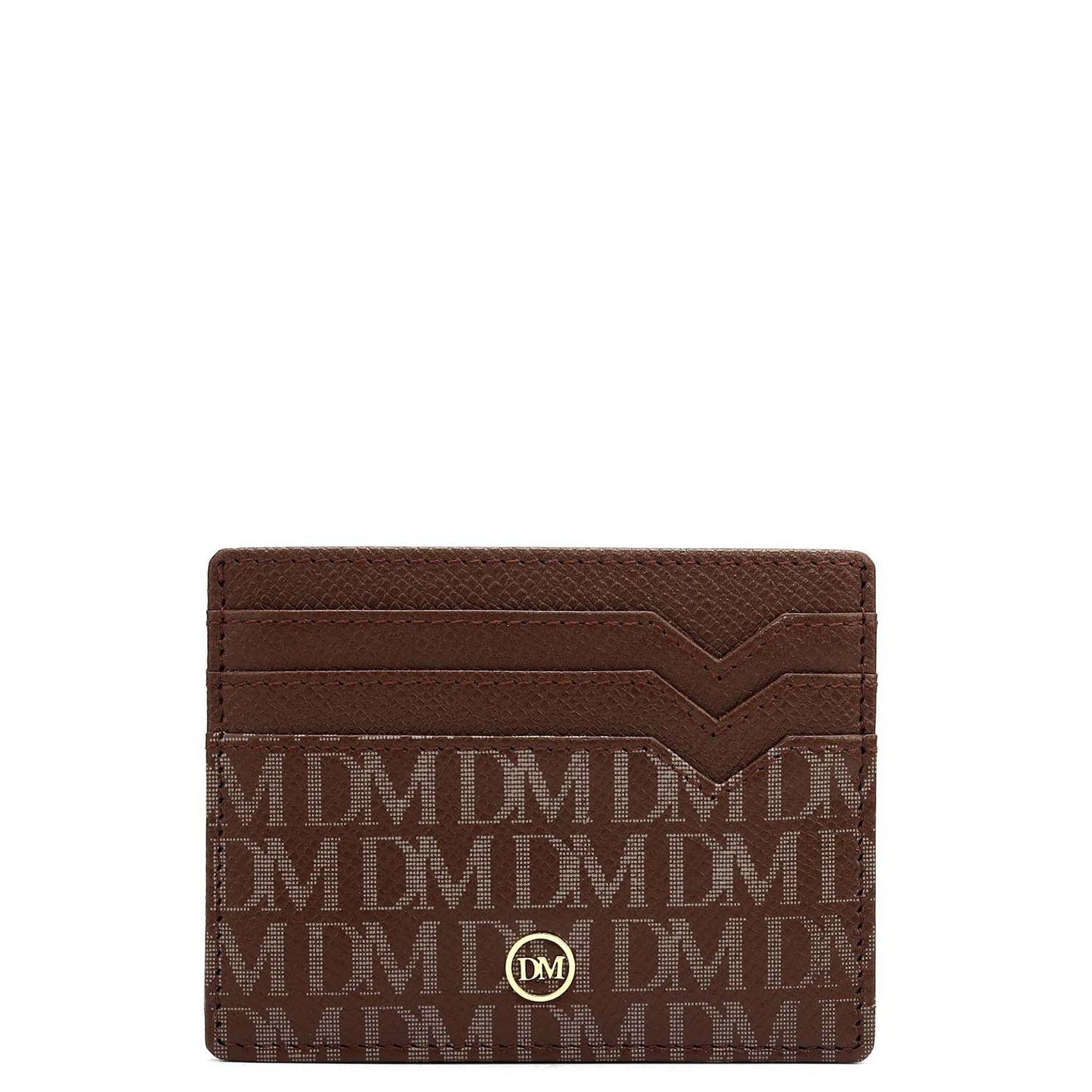 6 Slots Leather Card Case - Date