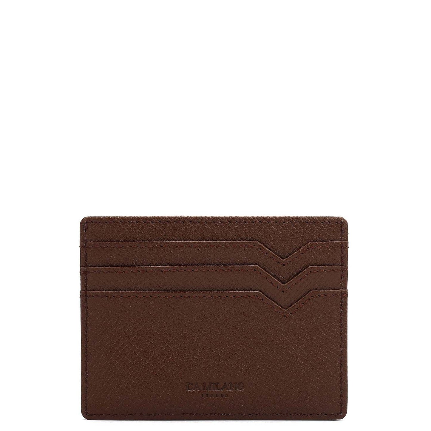 6 Slots Leather Card Case - Date
