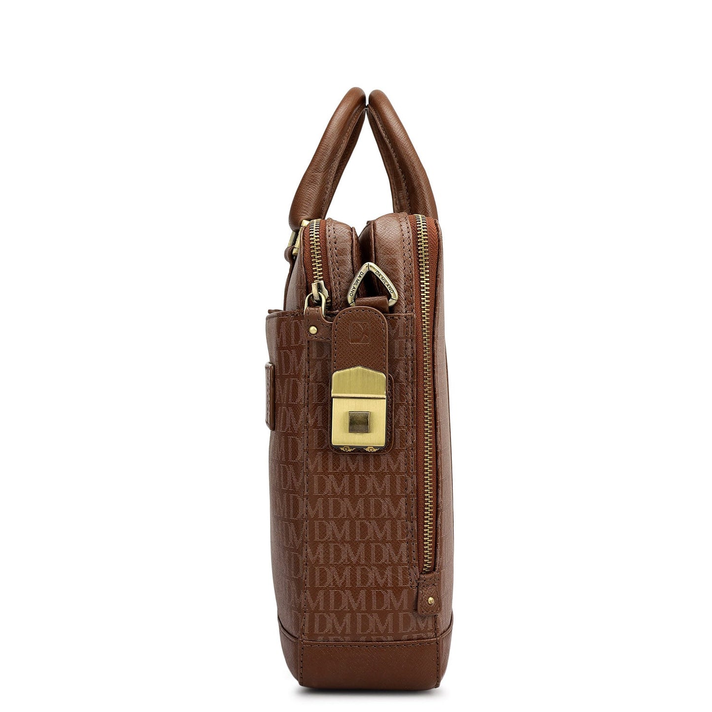 Monogram Franzy Leather Laptop Bag - Date