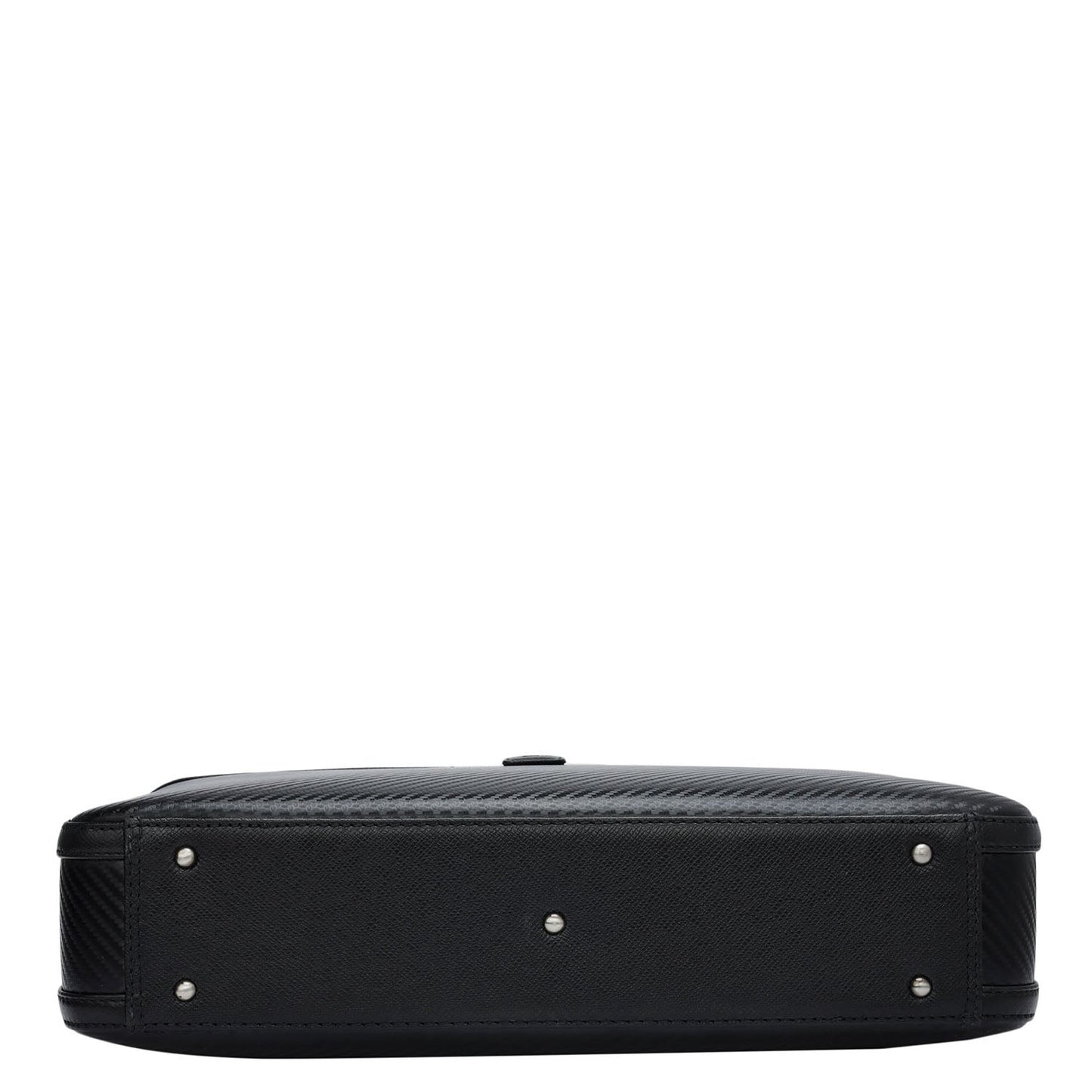Italian Texture Print Laptop Bag - Black