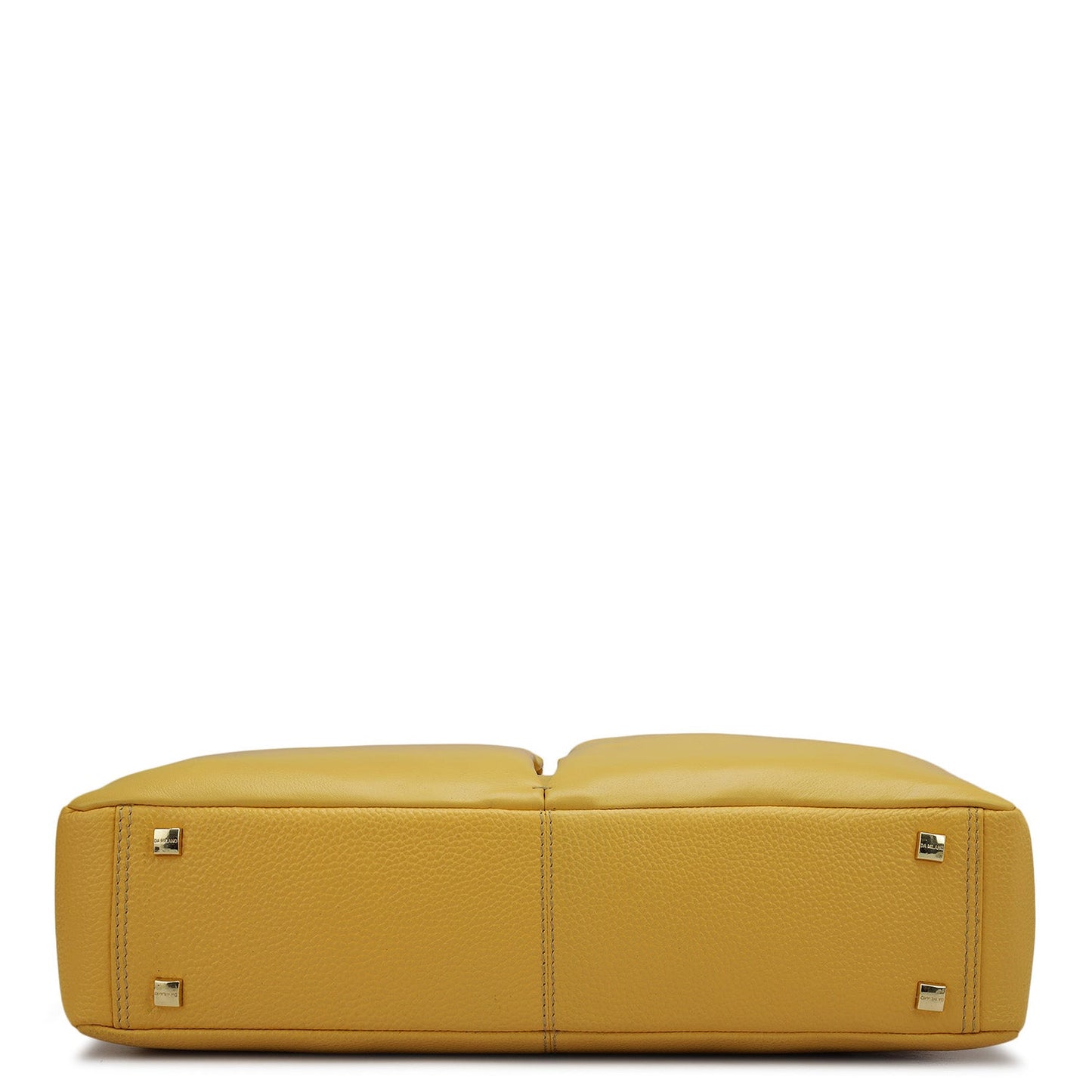 Wax Leather Laptop Bag - Mimosa