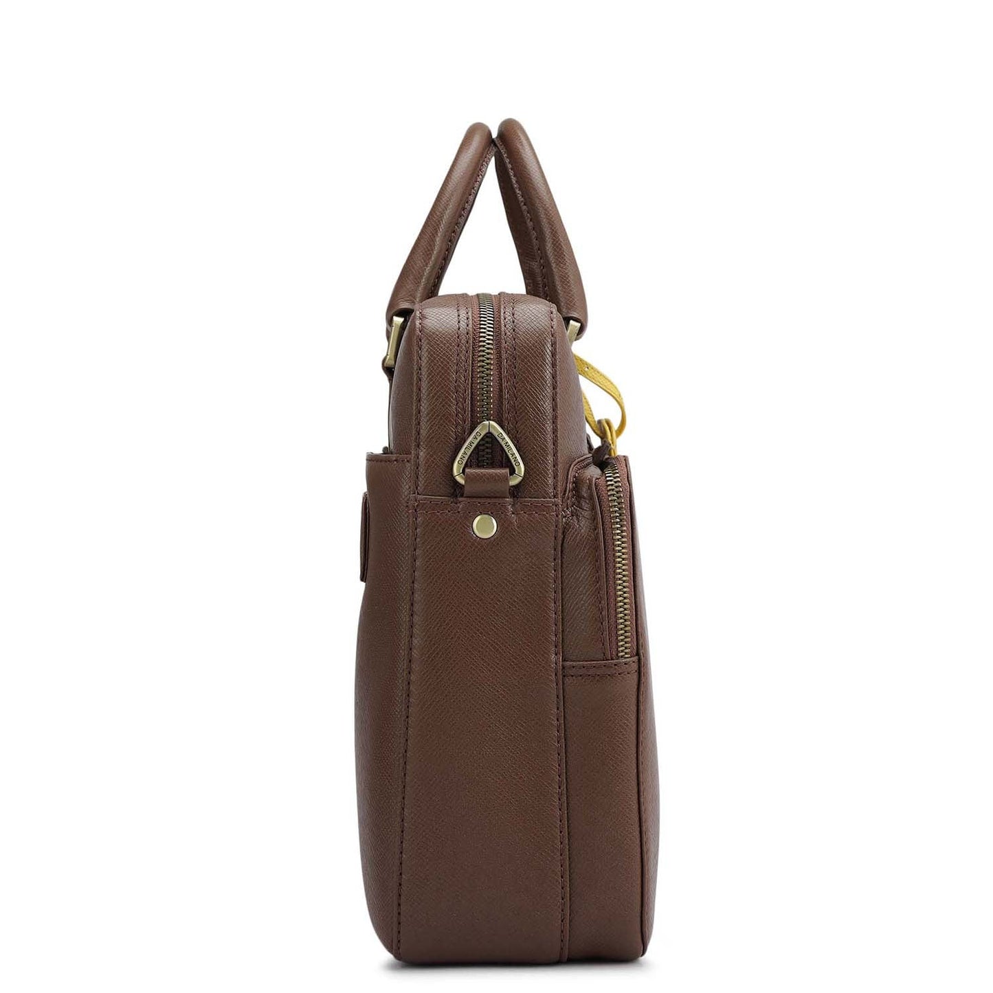 Franzy Leather Laptop Bag - Date