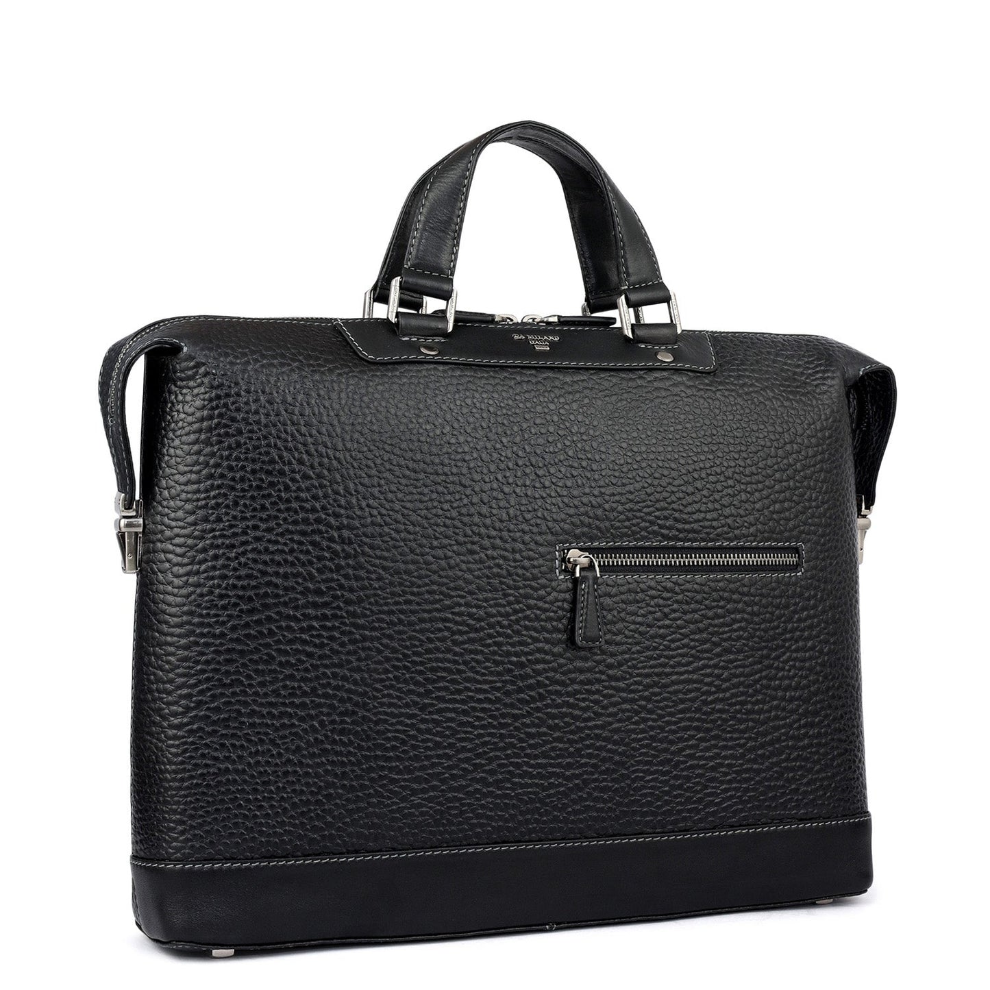 Bub Leather Laptop Bag - Black