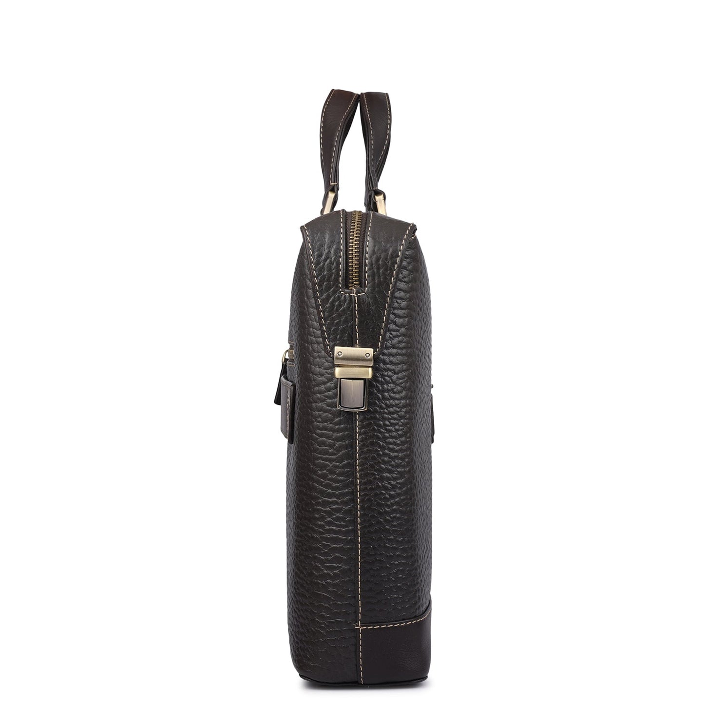 Bub Leather Laptop Bag - Brown