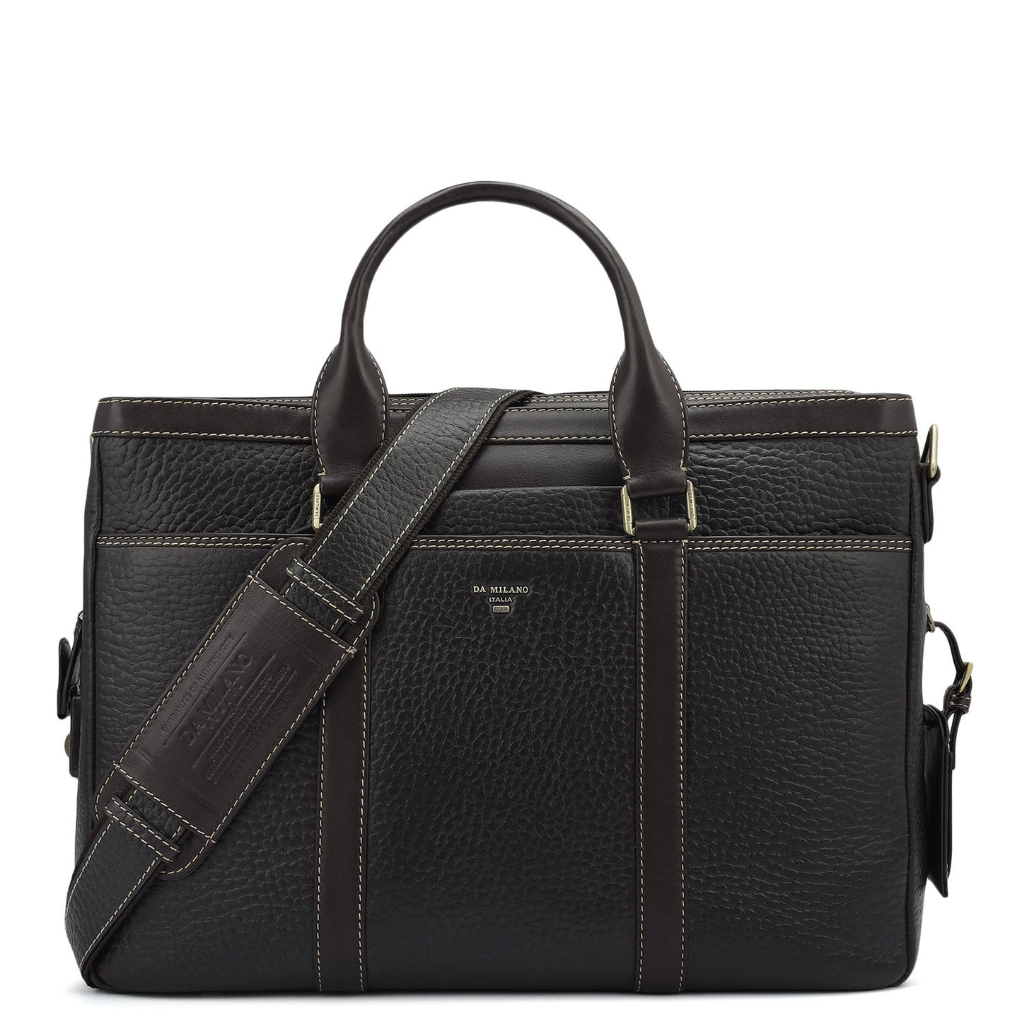 Bub Leather Laptop Bag - Brown