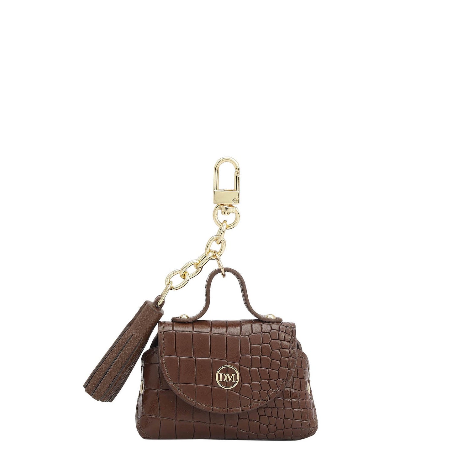 Croco Leather Earpod Case - Date