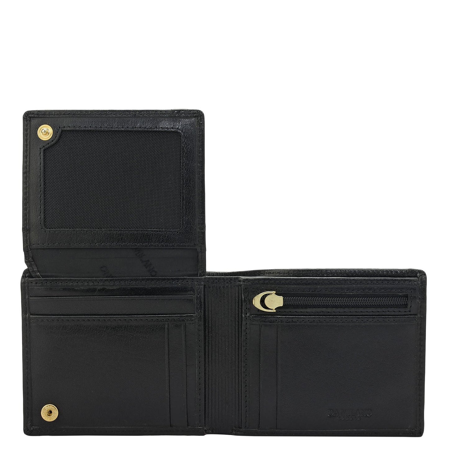 Black Fish Leather Mens Wallet & Belt Gift Set