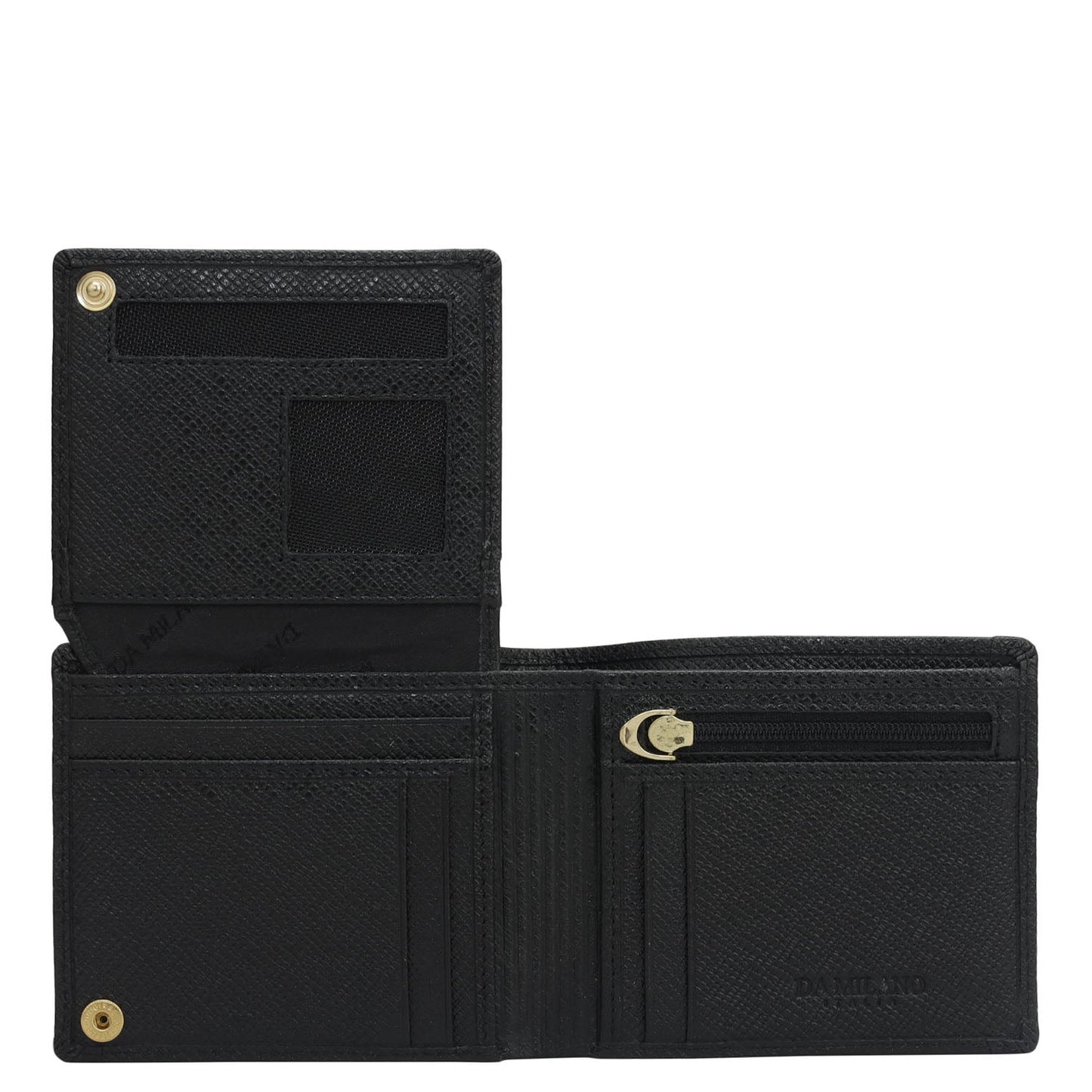 Black Brown Franzy Mat Emboss Mens Wallet & Belt Gift Set