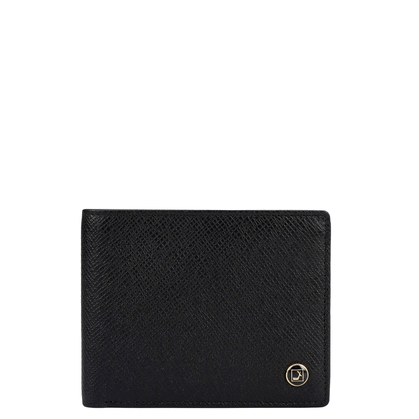 Black Saffiano Franzy Leather Mens Wallet & Belt Gift Set