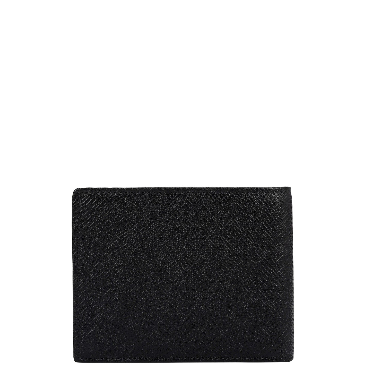 Black Saffiano Franzy Leather Mens Wallet & Belt Gift Set