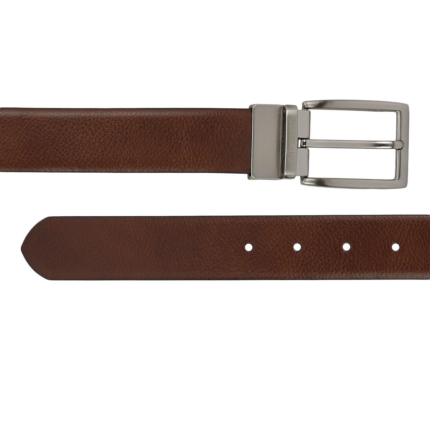 Cognac Wax Leather Mens Wallet & Belt Gift Set