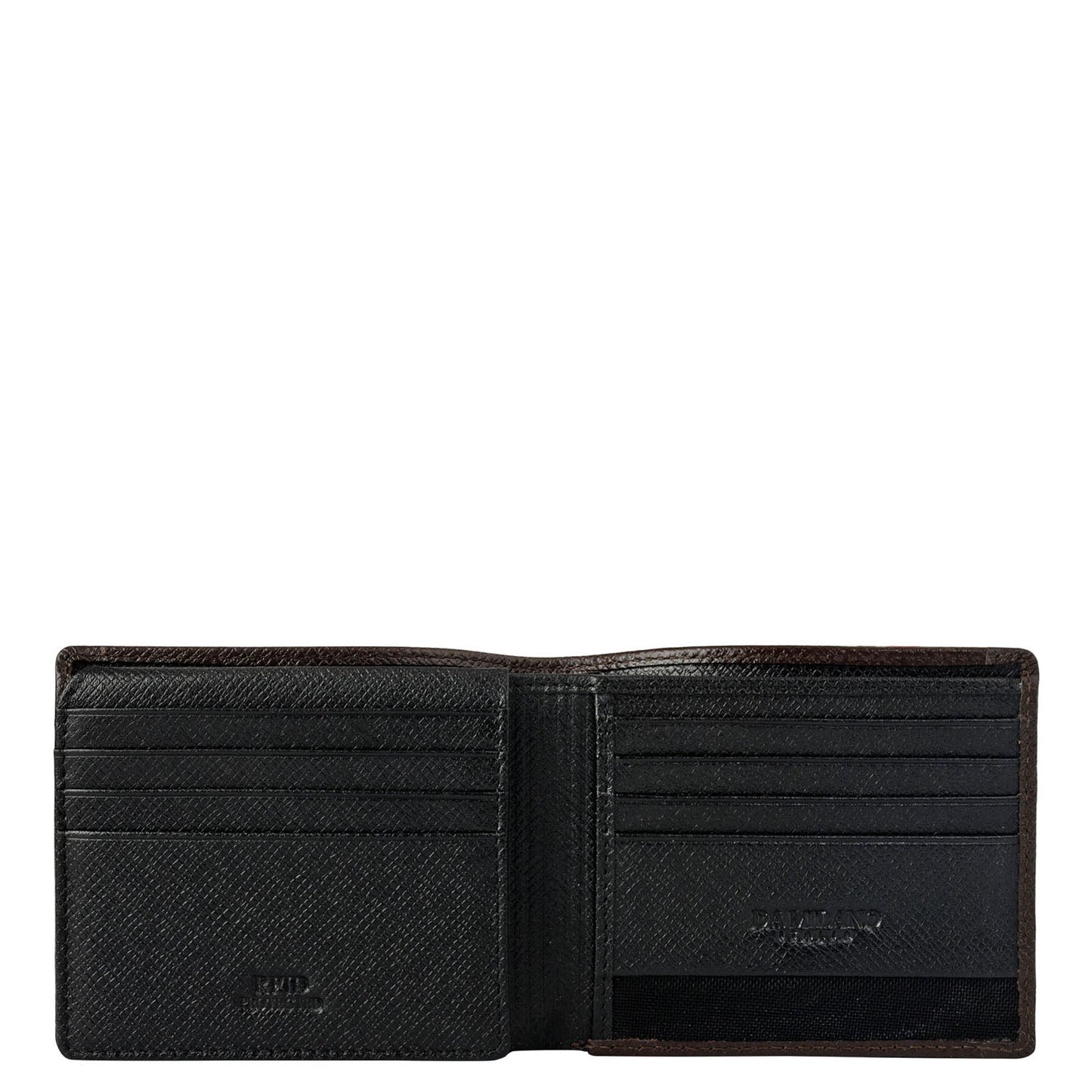 Black Saffiano Franzy Leather Mens Wallet & Belt Gift Set