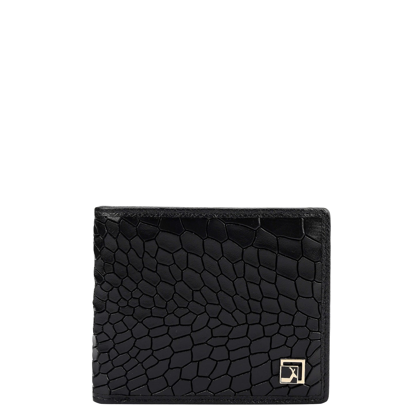 Black Croco Leather Mens & Ladies Wallet Gift Set