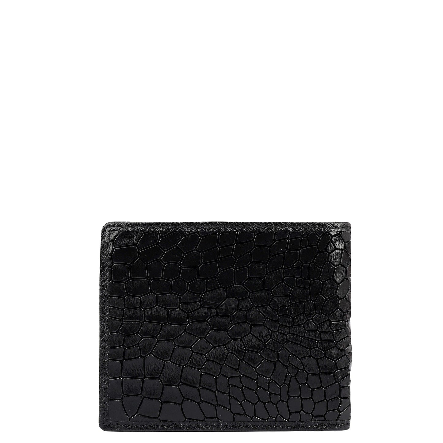 Black Croco Leather Mens & Ladies Wallet Gift Set