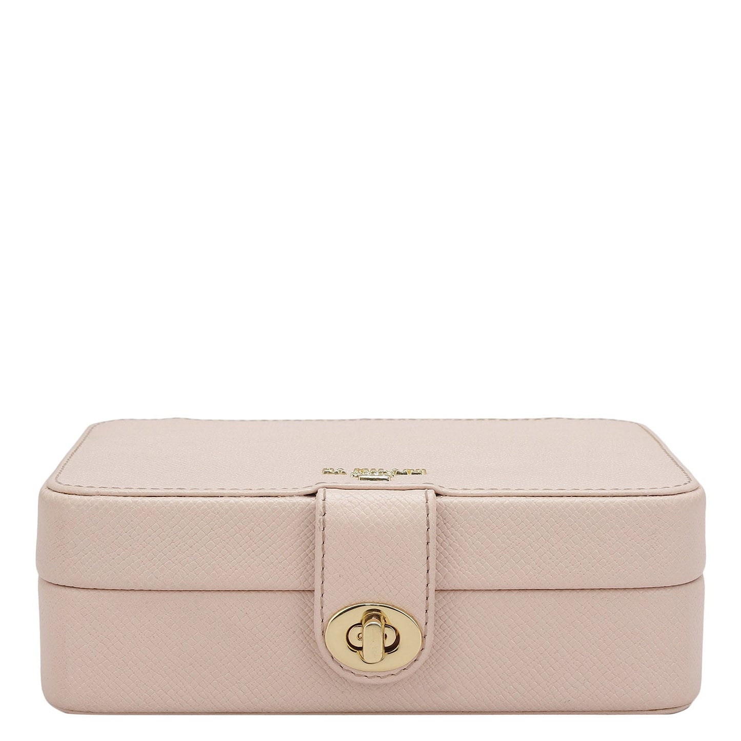 Franzy Leather Jewellery Case - Blush