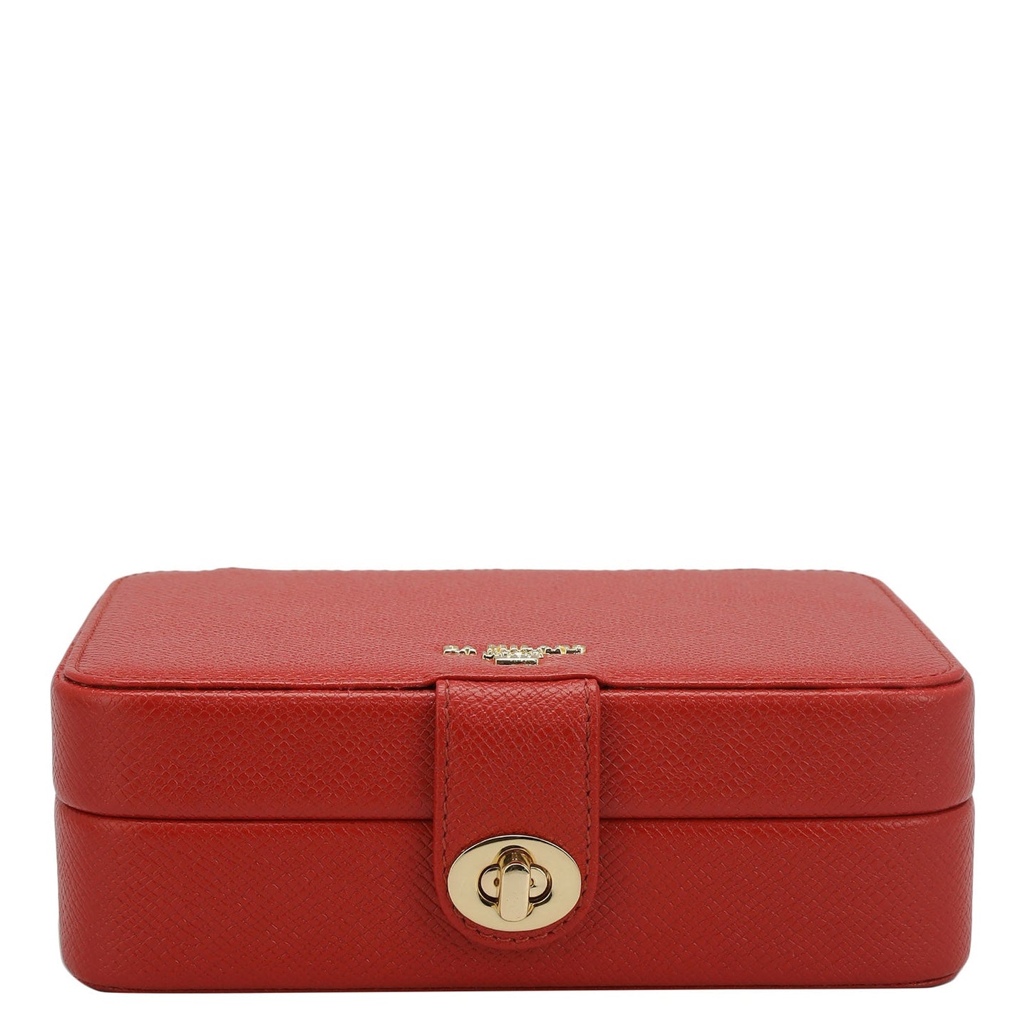 Franzy Leather Jewellery Case - Red