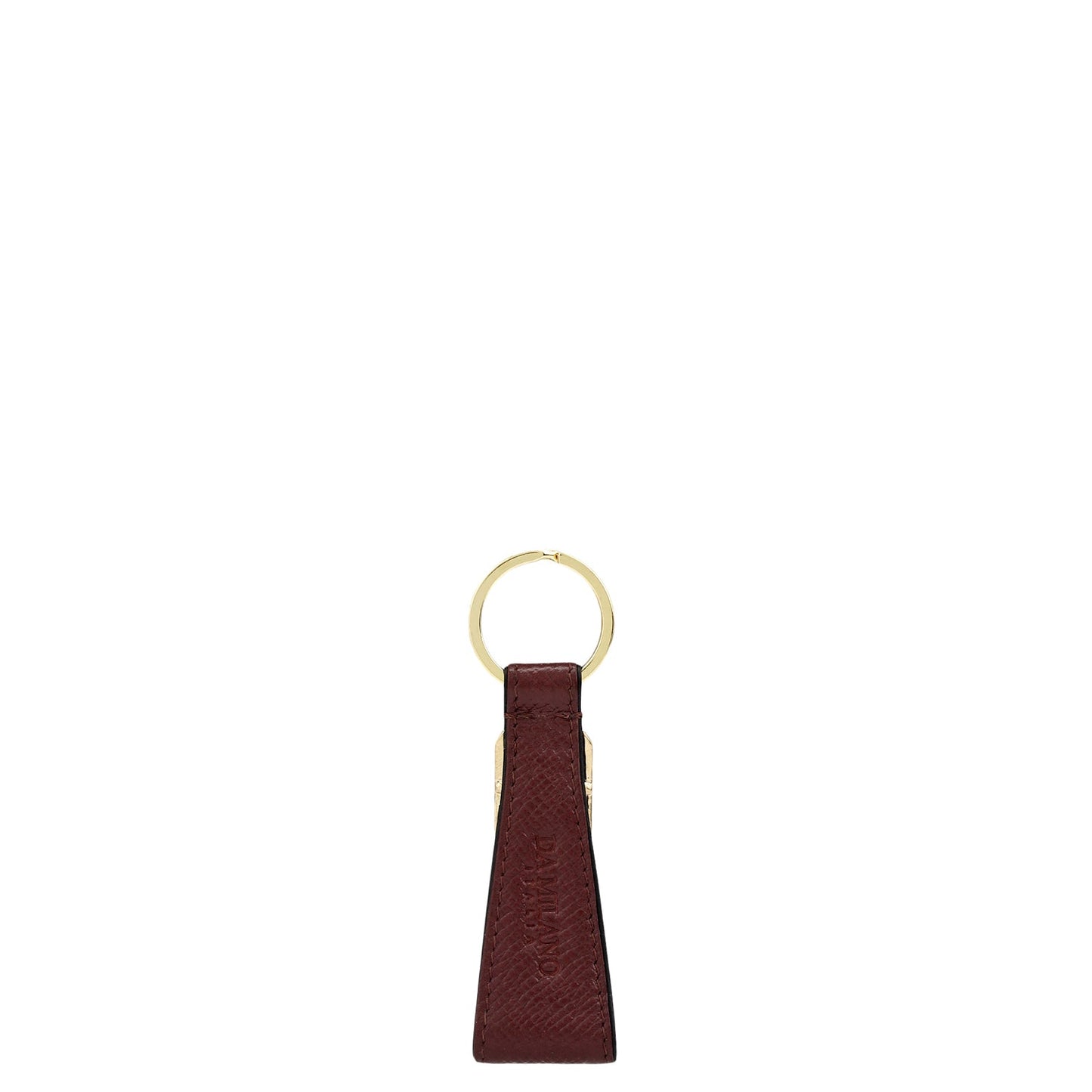 Franzy Leather Key Chain - Berry