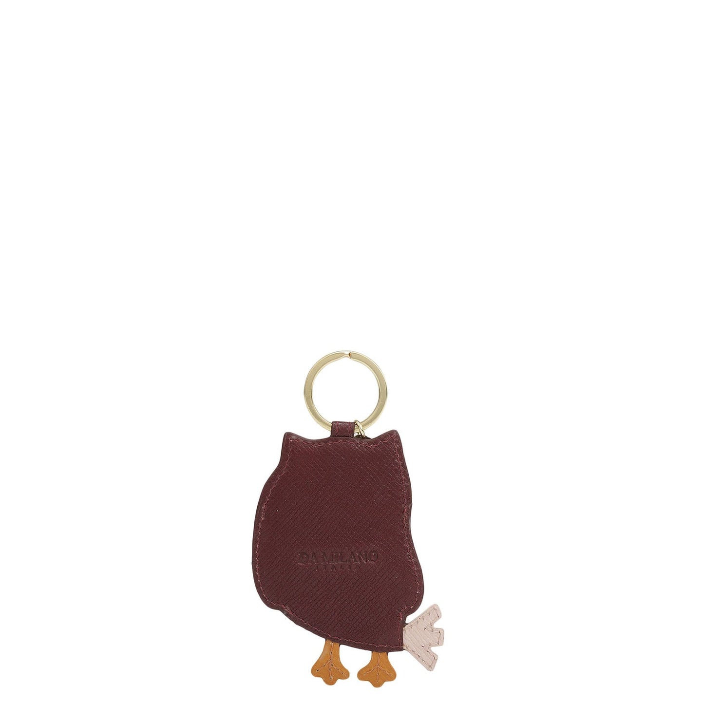 Franzy Leather Key Chain - Blood Stone