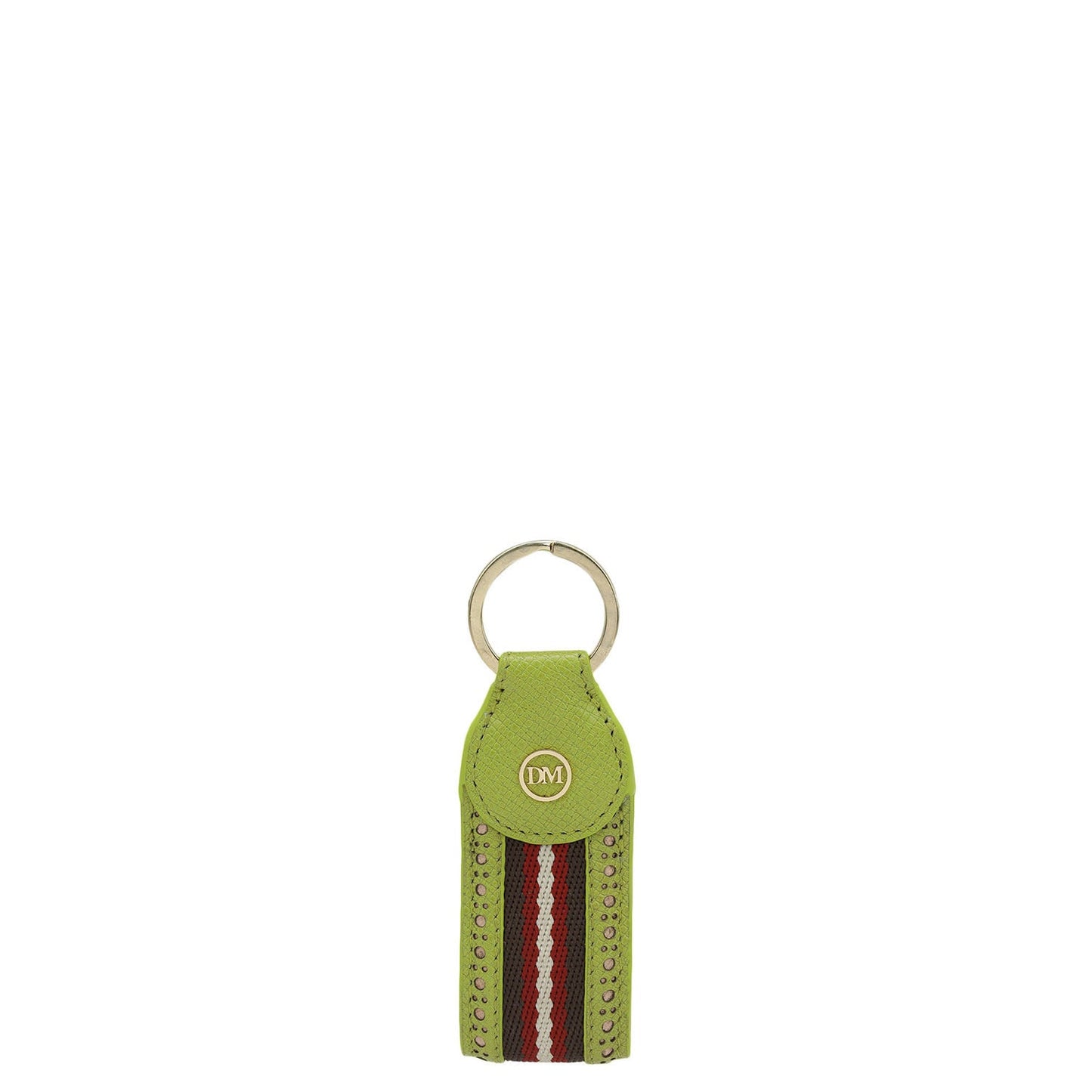 Franzy Leather Key Chain - Lime