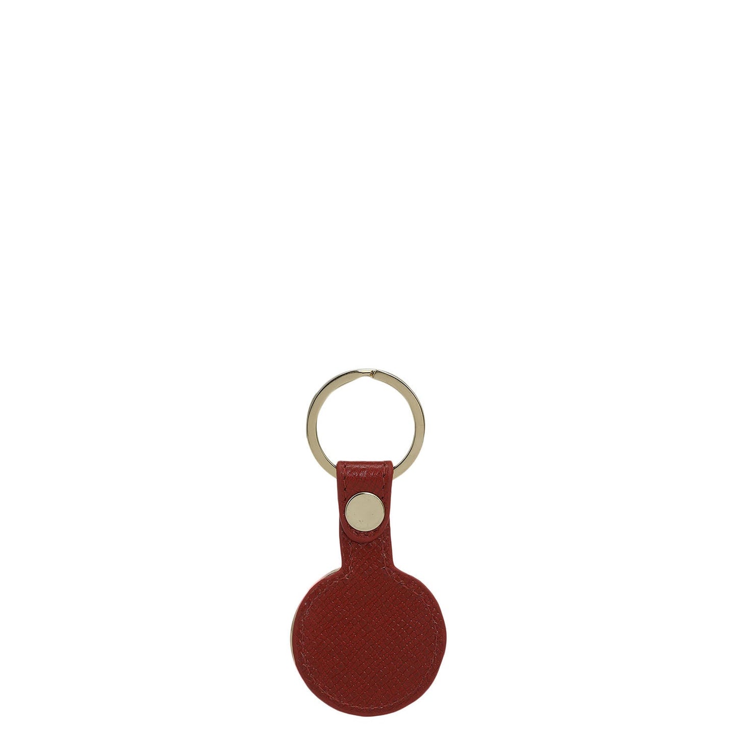 Franzy Leather Key Chain - Red