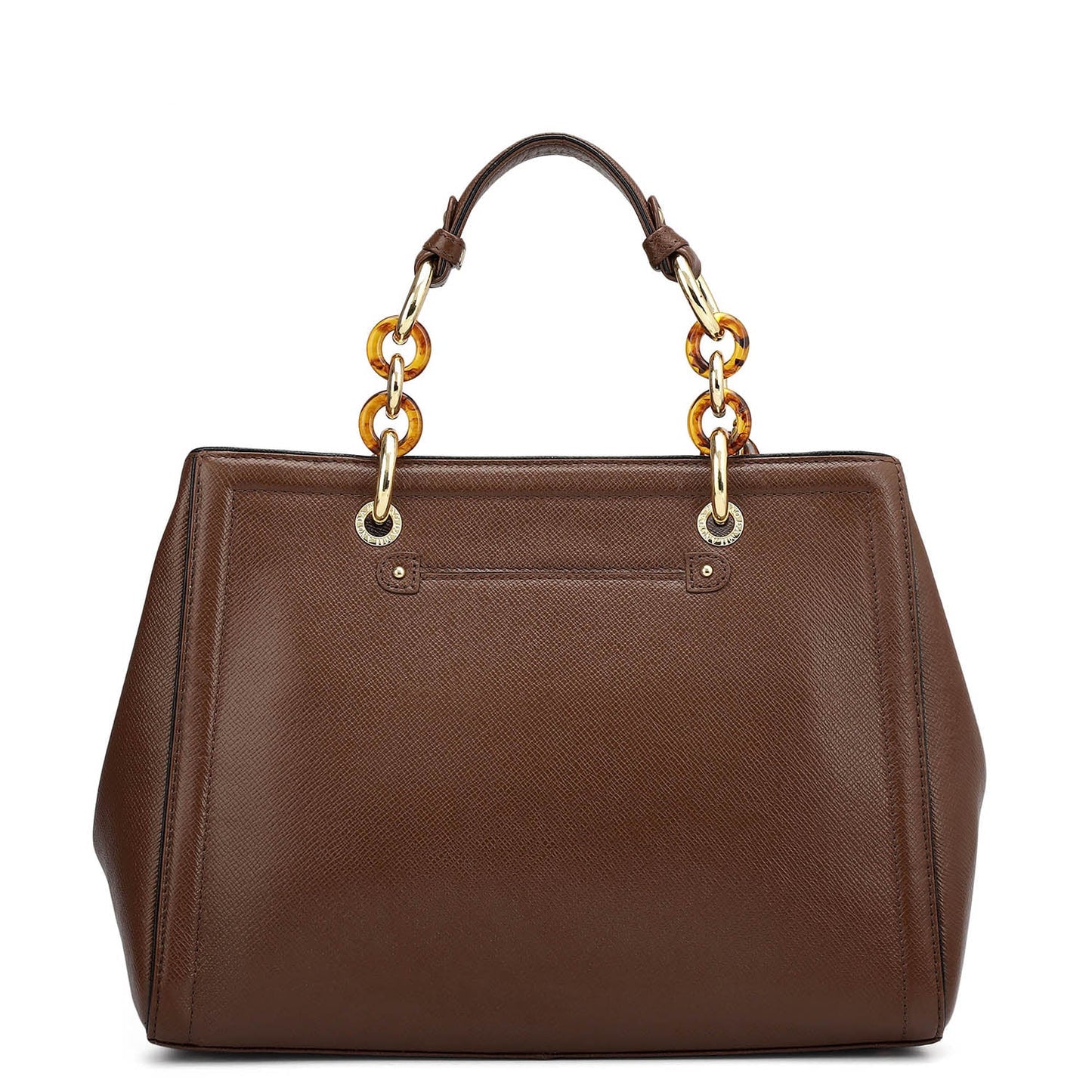 Medium Franzy Leather Satchel - Date
