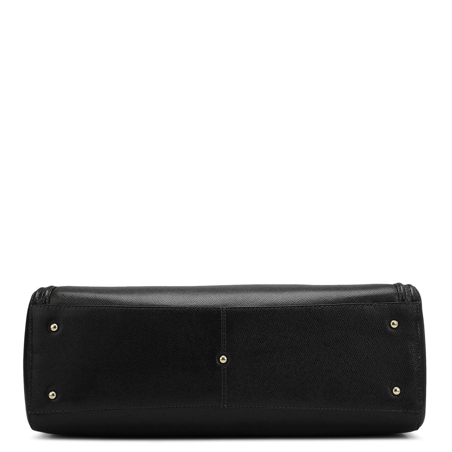 Medium Franzy Leather Shoulder Bag - Black