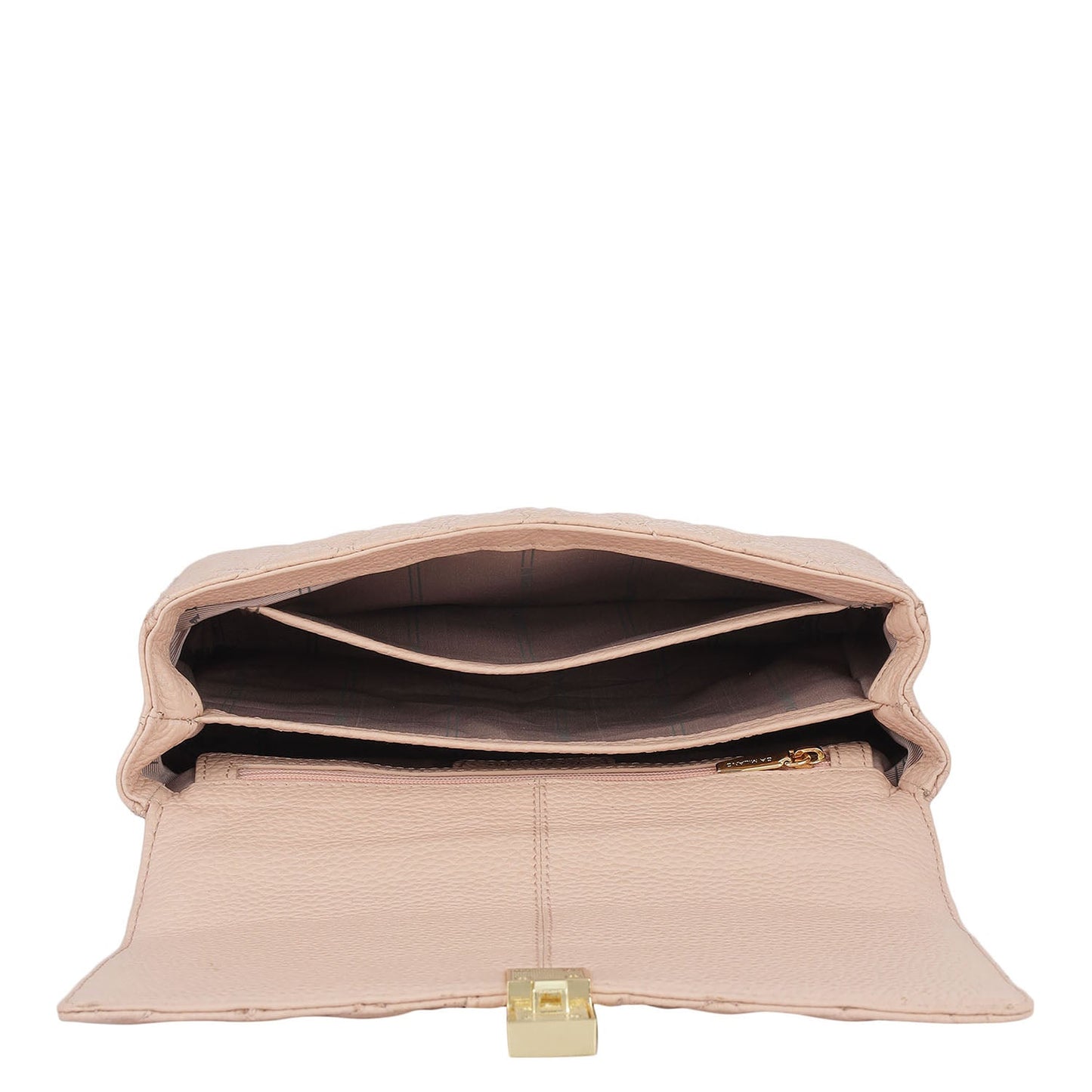 Medium Quilting Leather Shoulder Bag - Feather