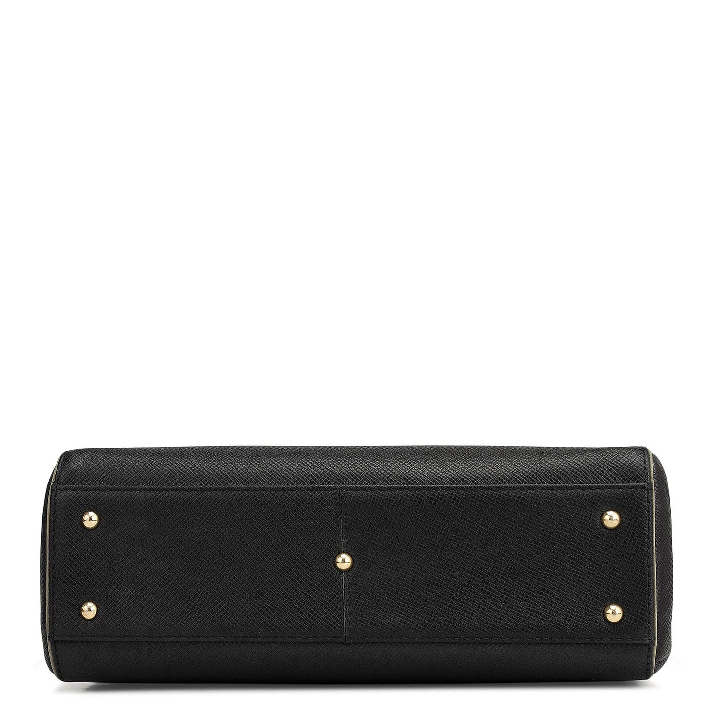 Small Franzy Leather Satchel - Black