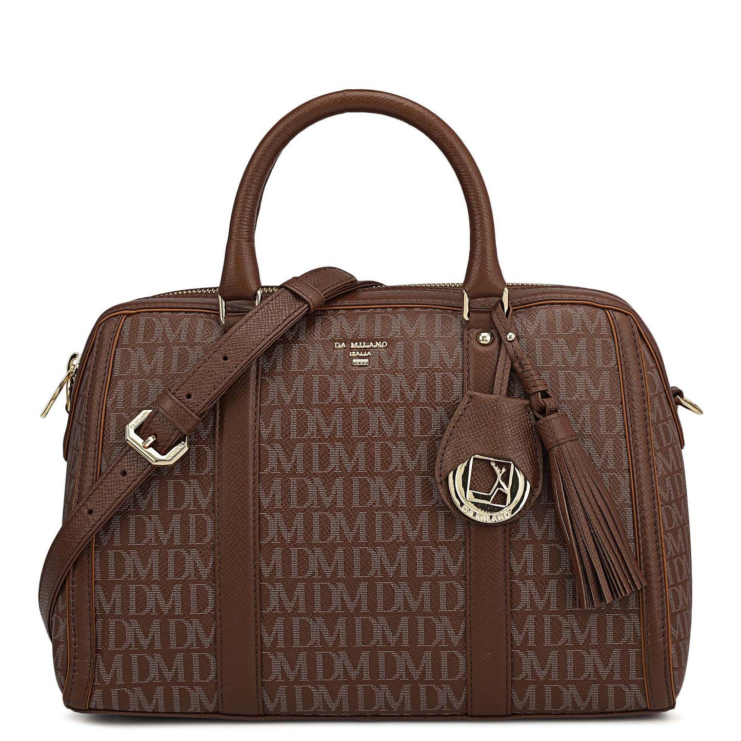 Medium Monogram Leather Satchel - Date