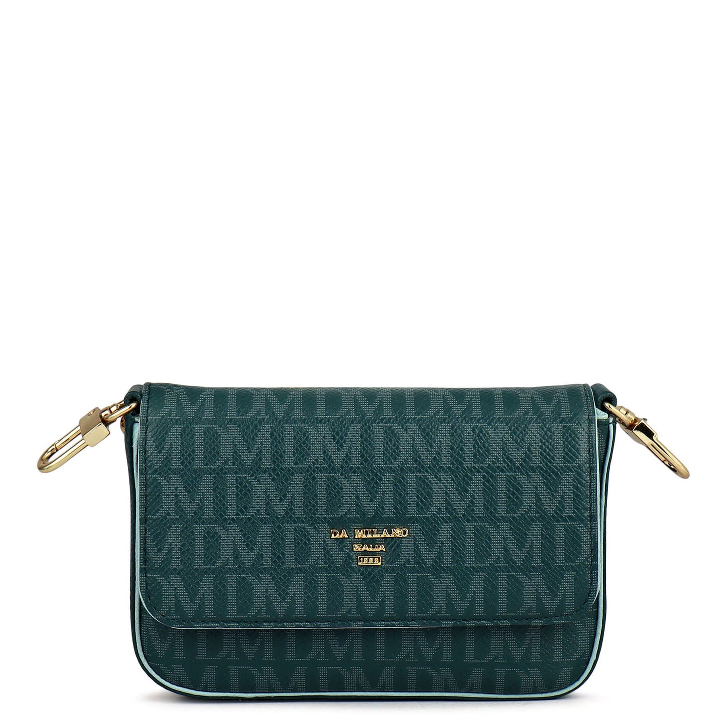 Monogram Franzy Leather Sling - Octane & Cloud Blue
