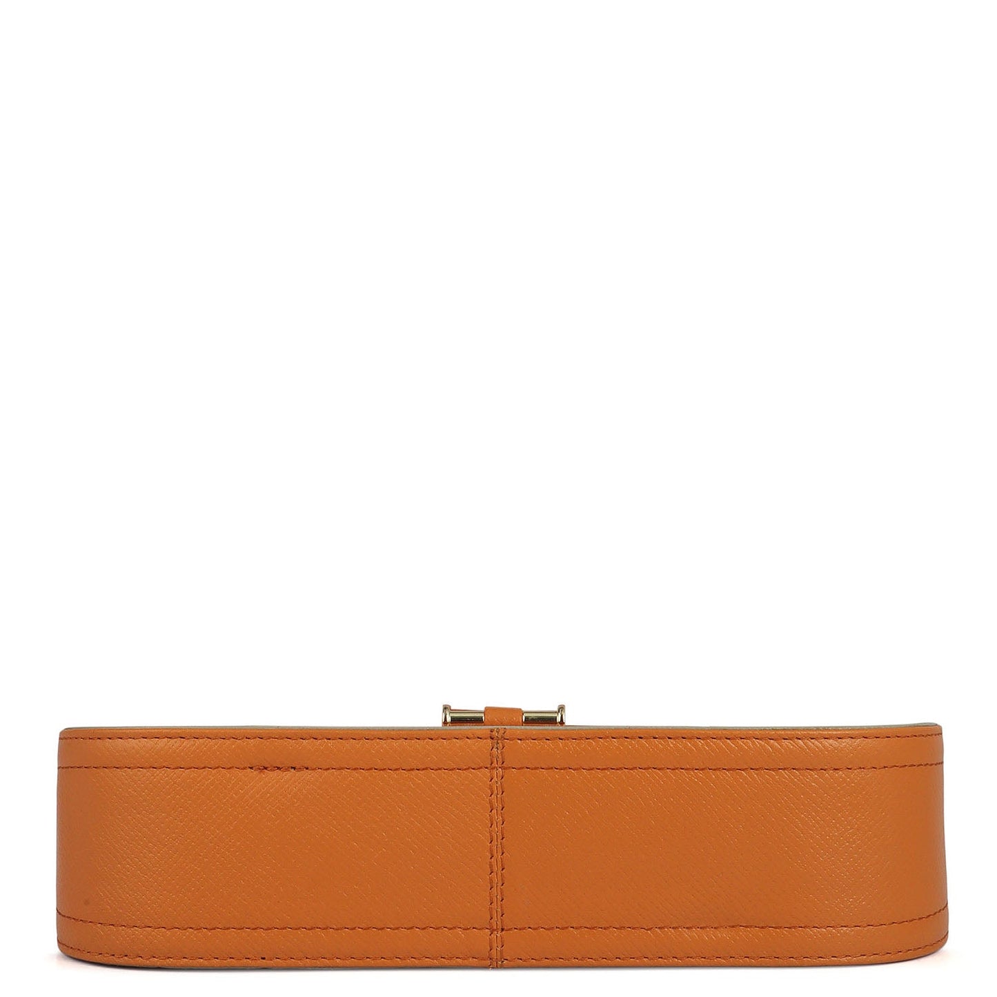 Monogram Franzy Leather Baguette - Flame