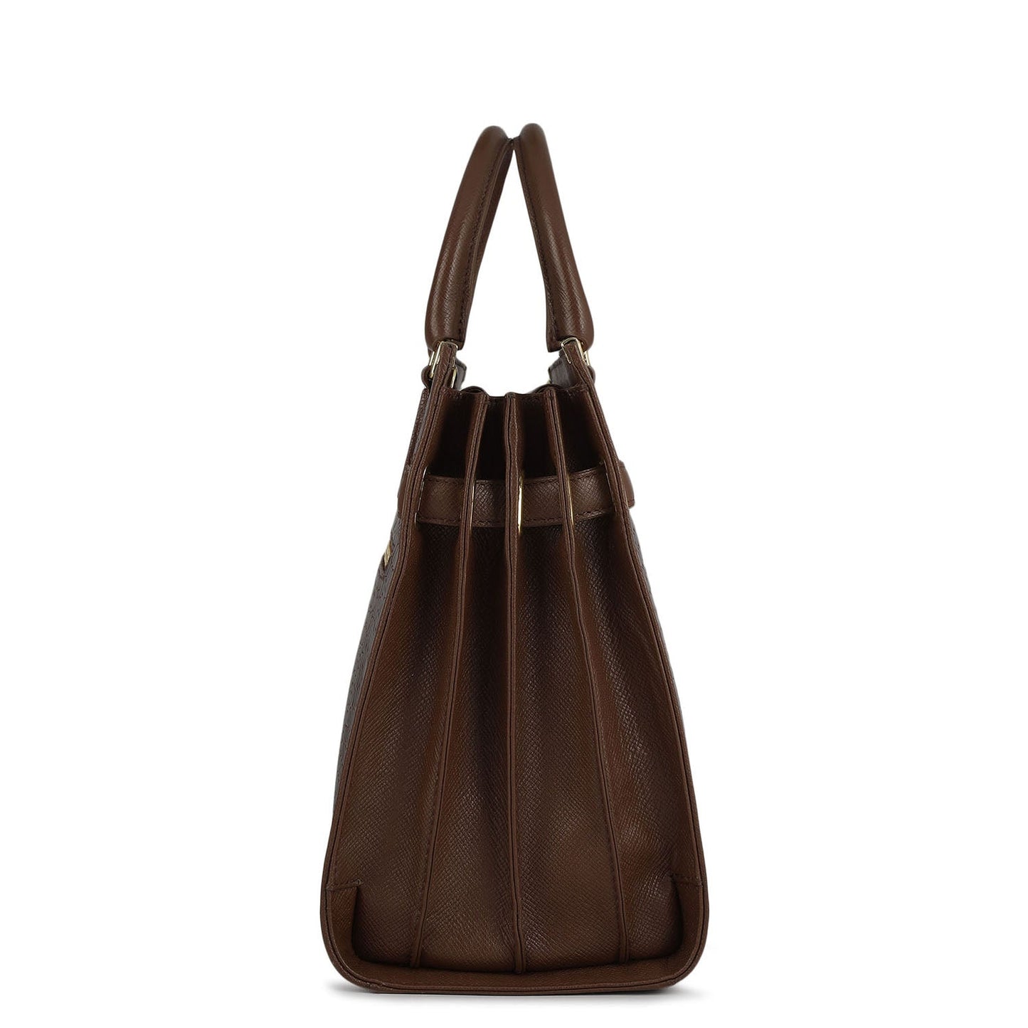 Large Croco Franzy Leather Satchel - Date