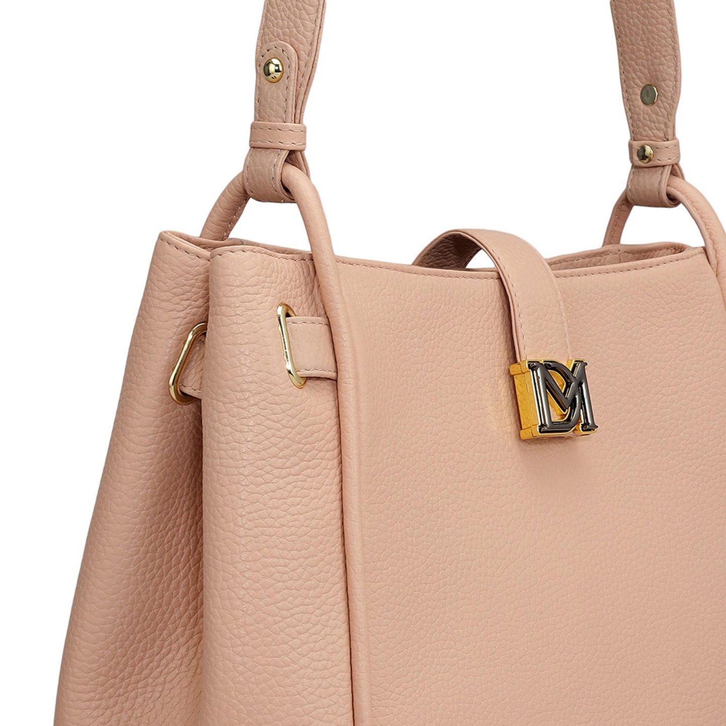 Medium Wax Leather Hobo - Feather