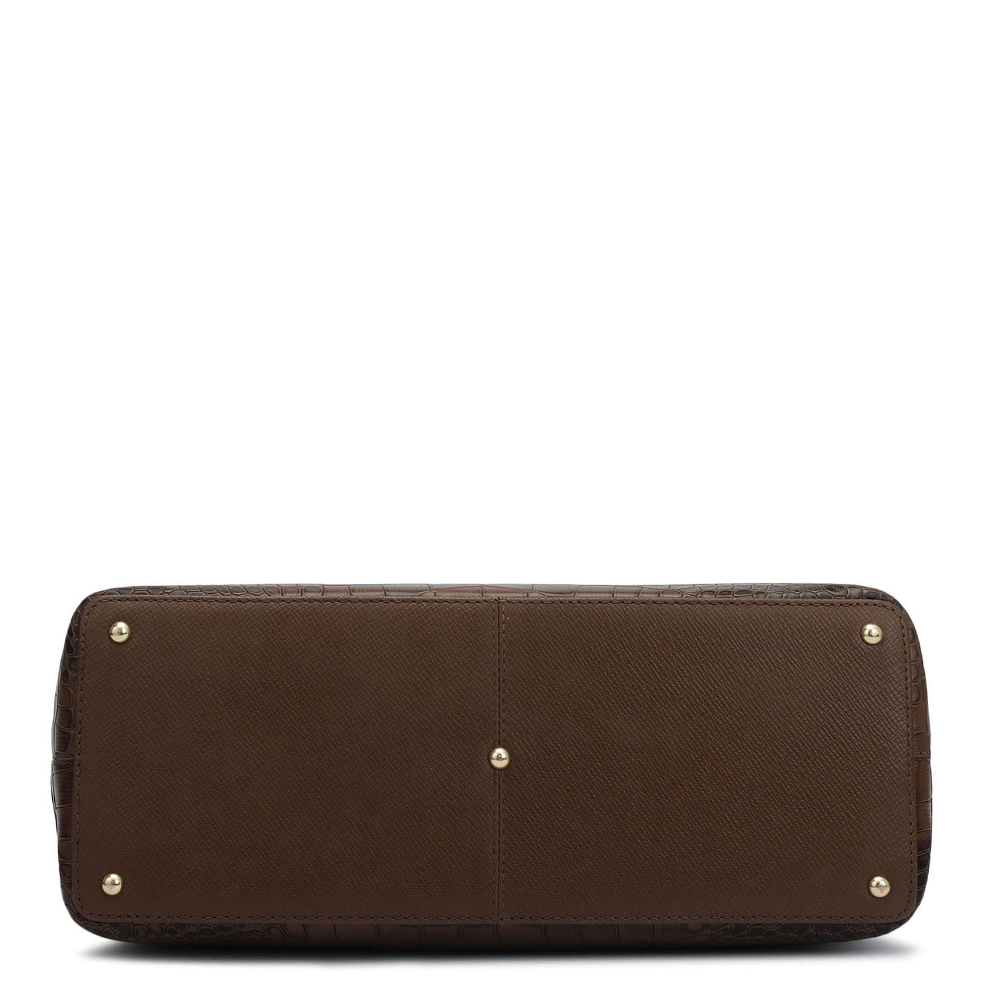 Medium Croco Franzy Leather Satchel - Date