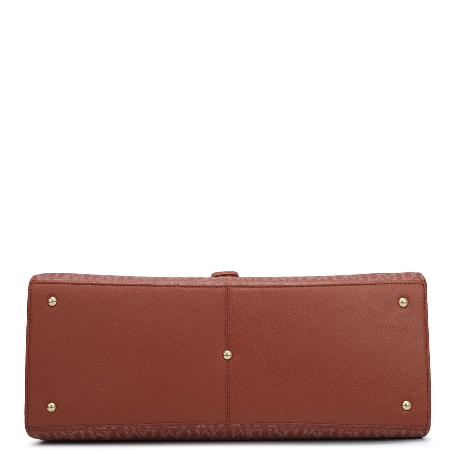 Medium Monogram Franzy Leather Satchel - Brick