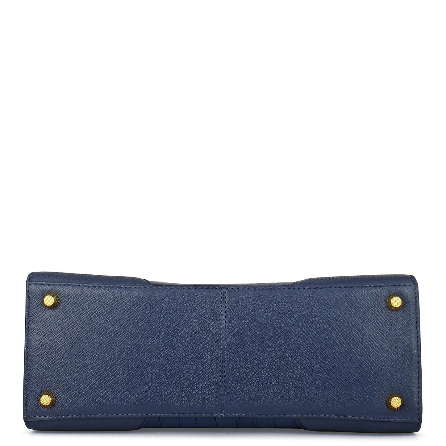 Medium Croco Franzy Leather Satchel - Stardust