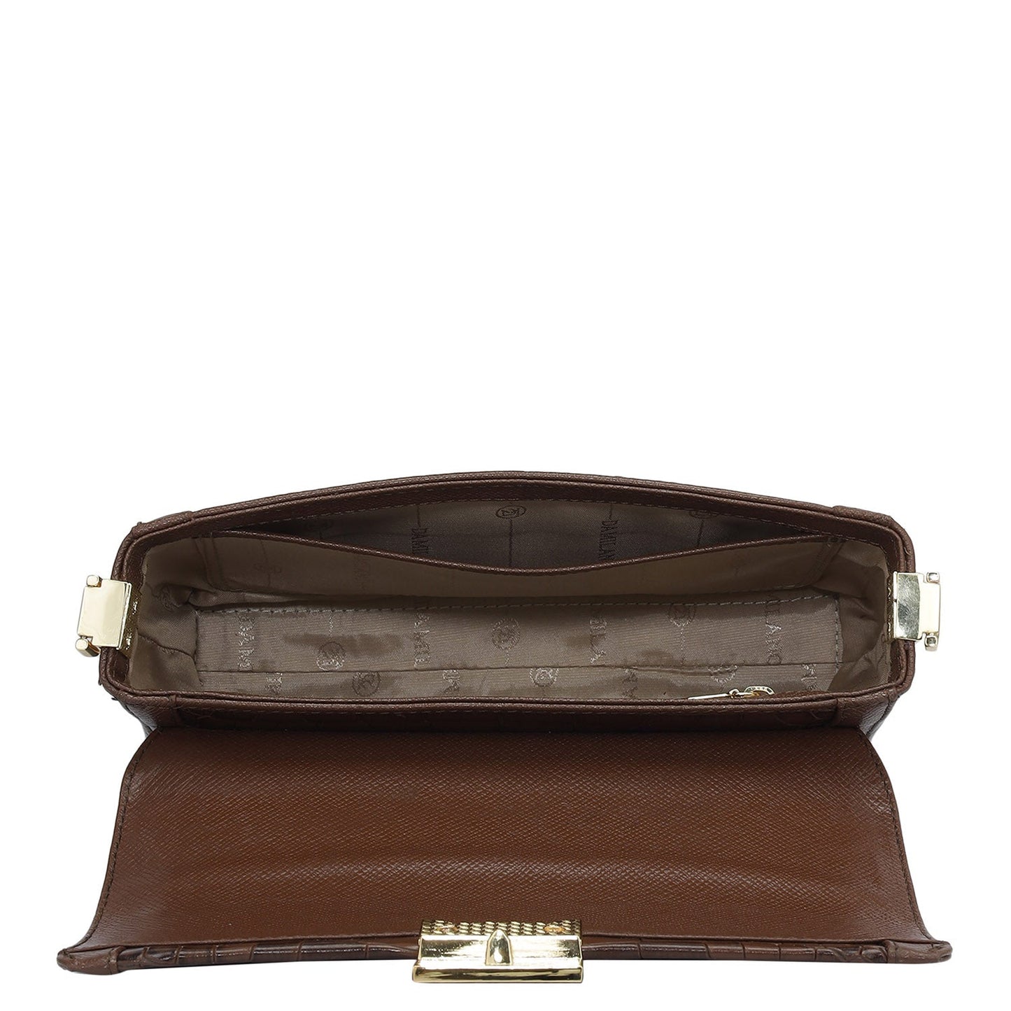 Small Croco Franzy Leather Baguette - Date
