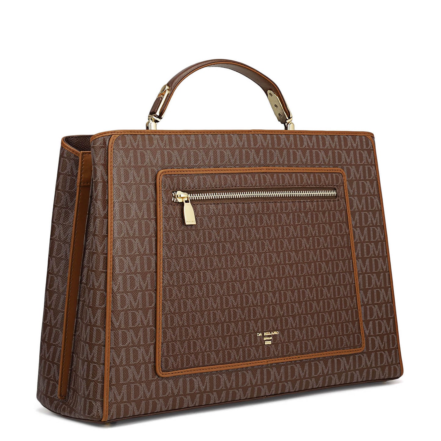 Medium Monogram Leather Book Tote - Date