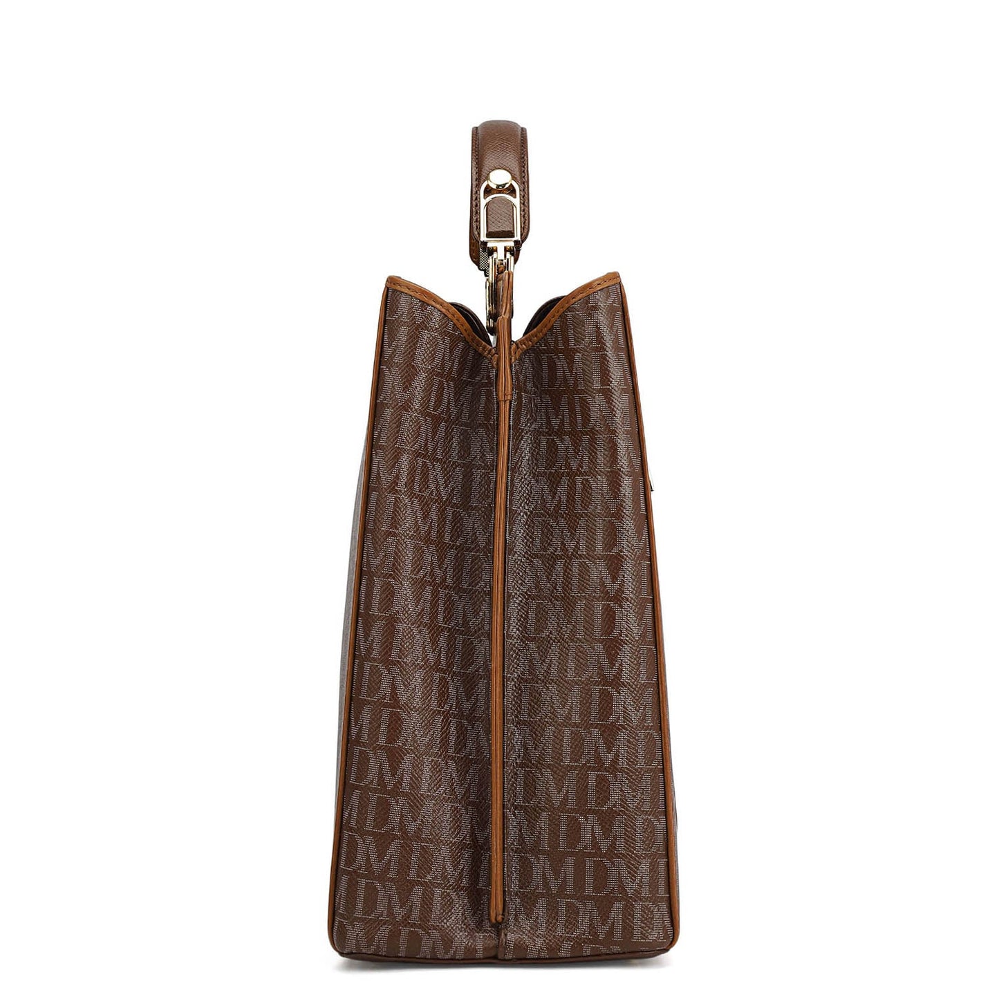 Medium Monogram Leather Book Tote - Date