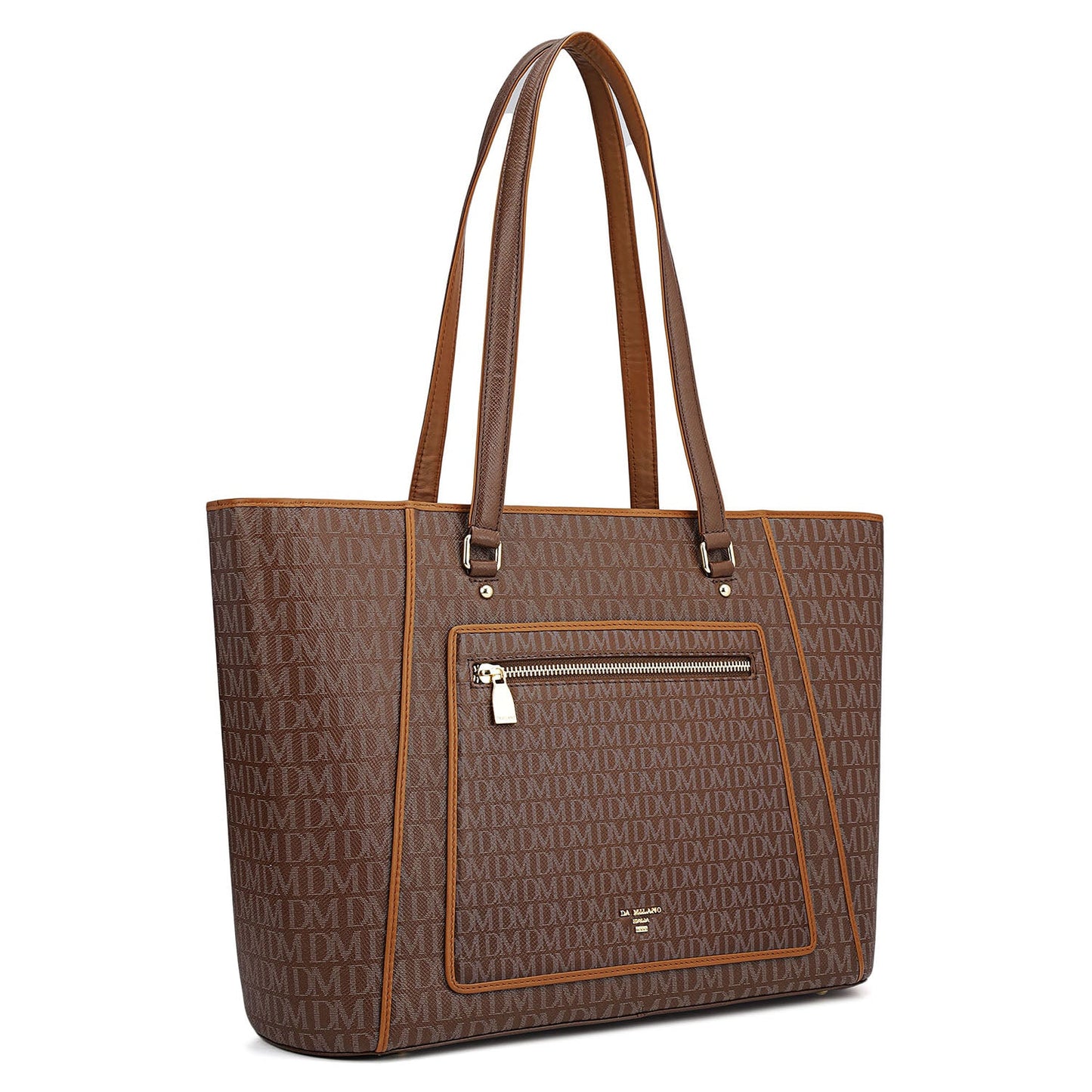 Large Monogram Leather Tote - Date