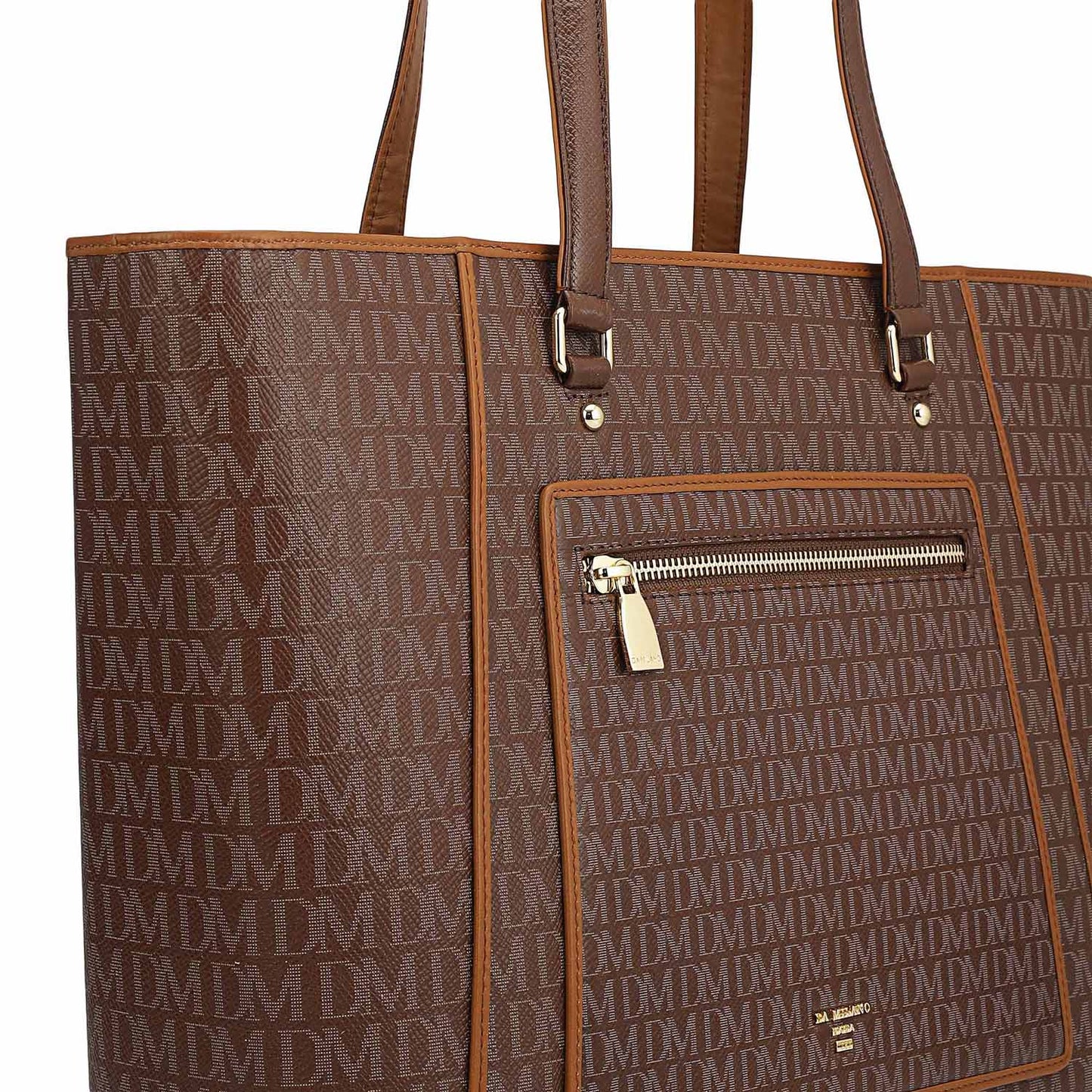 Large Monogram Leather Tote - Date