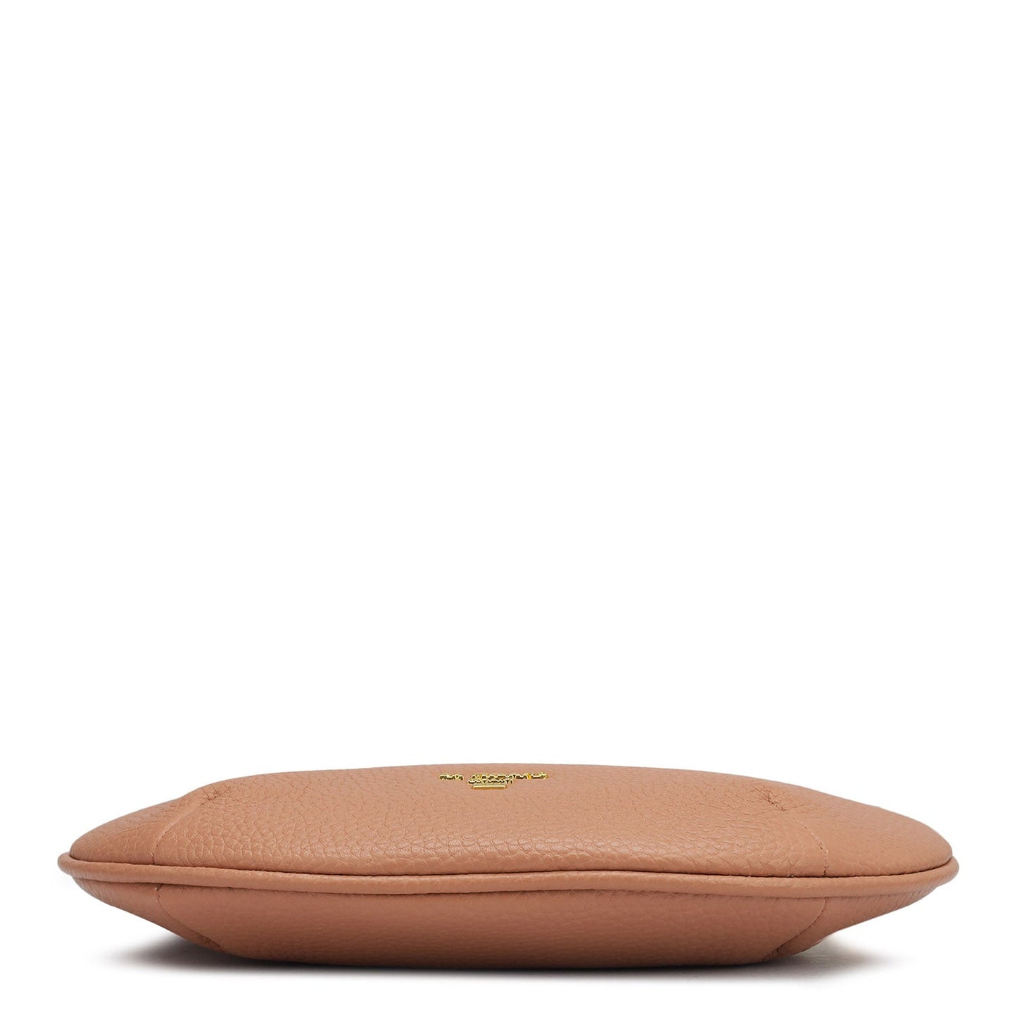 Small Wax Leather Baguette - Terracotta