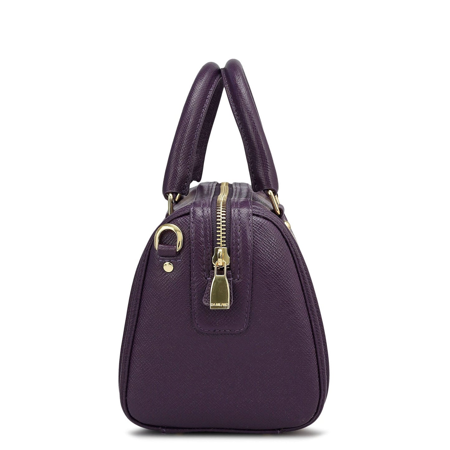 Petite Mosaic Franzy Leather Satchel - Grapevine & Frost