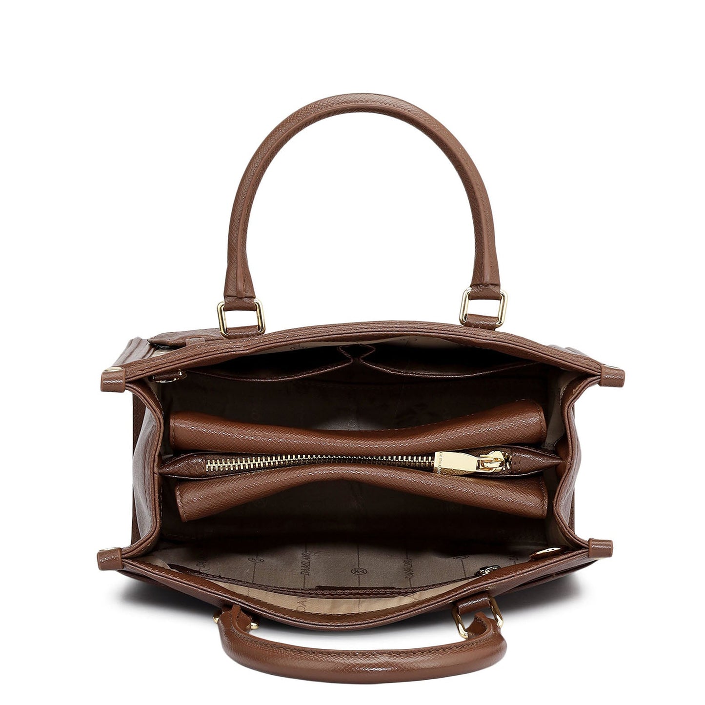 Modern Mosaic Franzy Leather Tote- Date & Frost