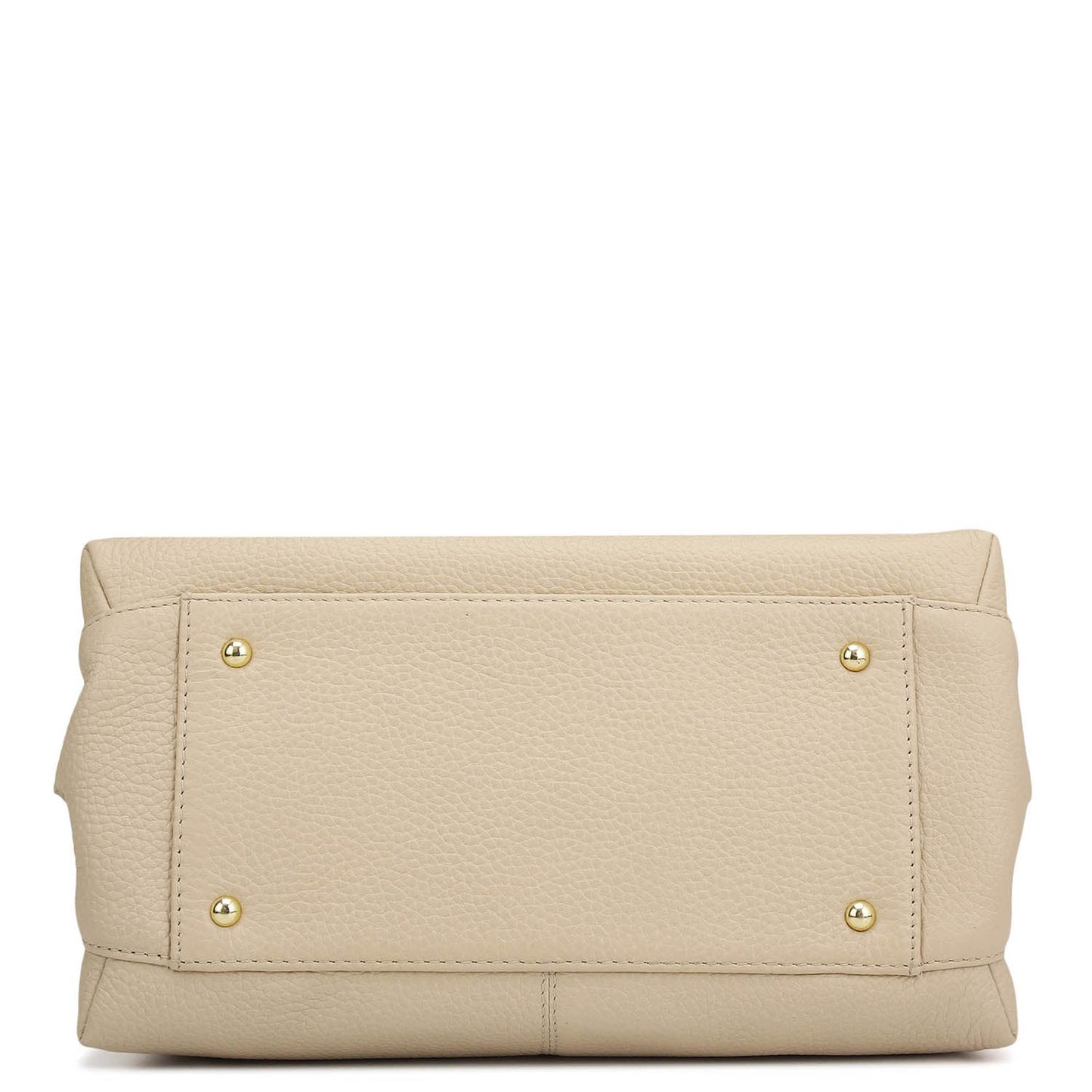 Small Wax Leather Satchel - Dove